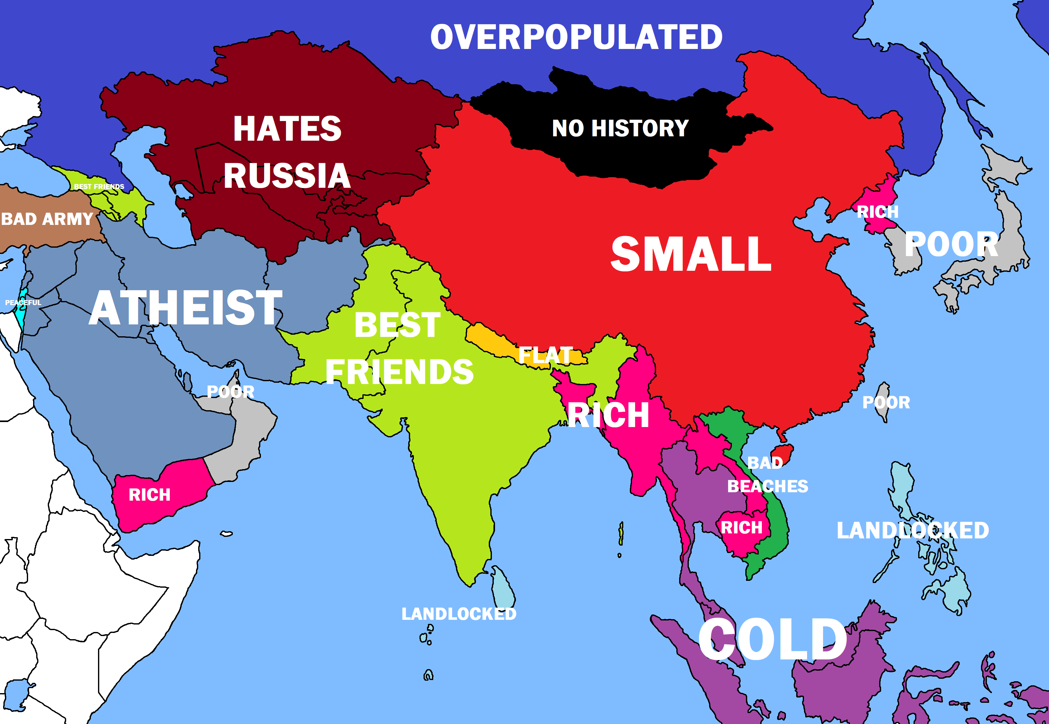 Asia in a parallel universe r/mapporncirclejerk