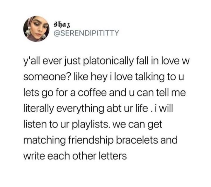 Platonic love > romantic love aromantic