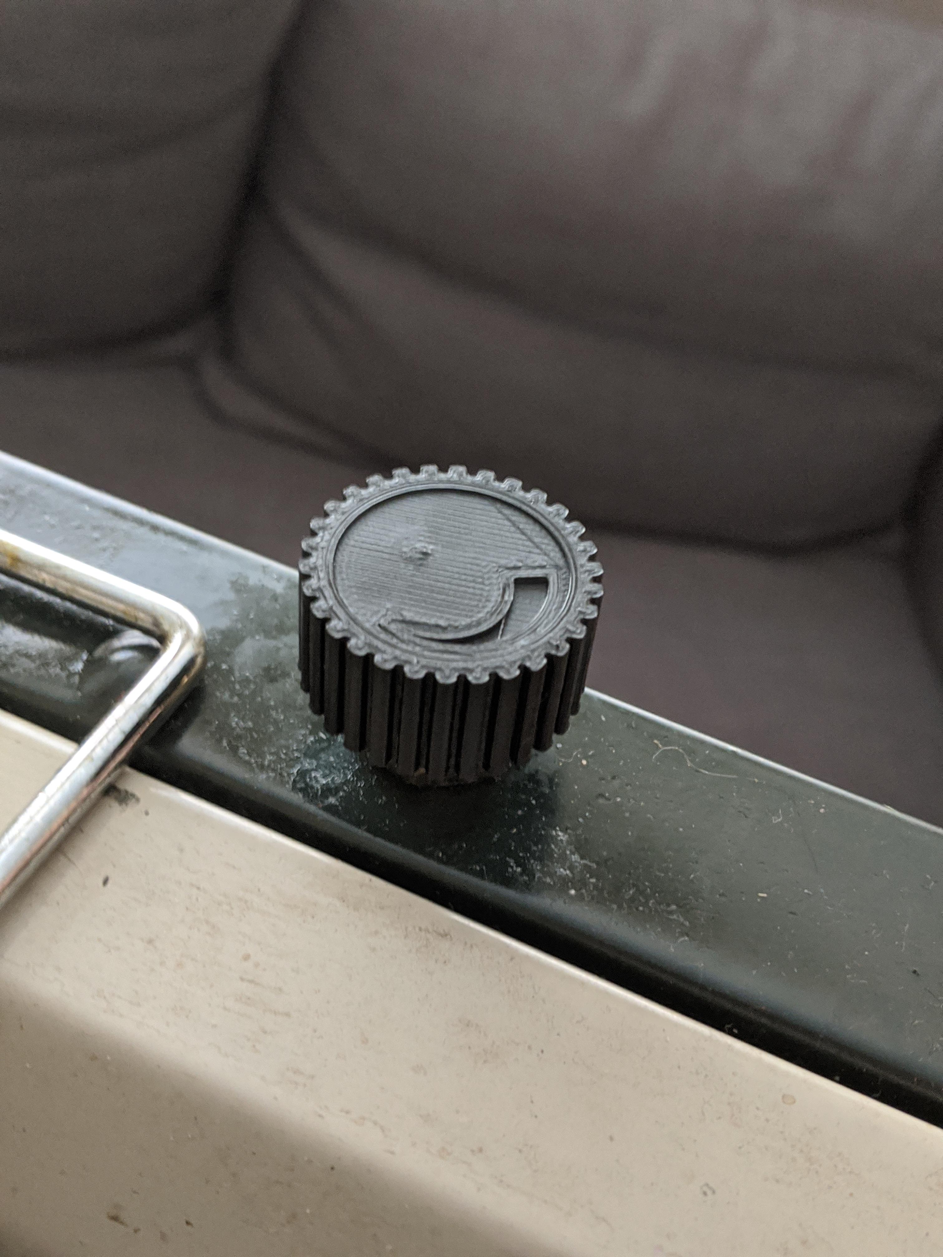 First PETG print worked great! (Replacement knob for camp stove) r/ender3