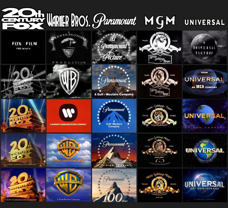 Evolution of movie studio logos r/nostalgia