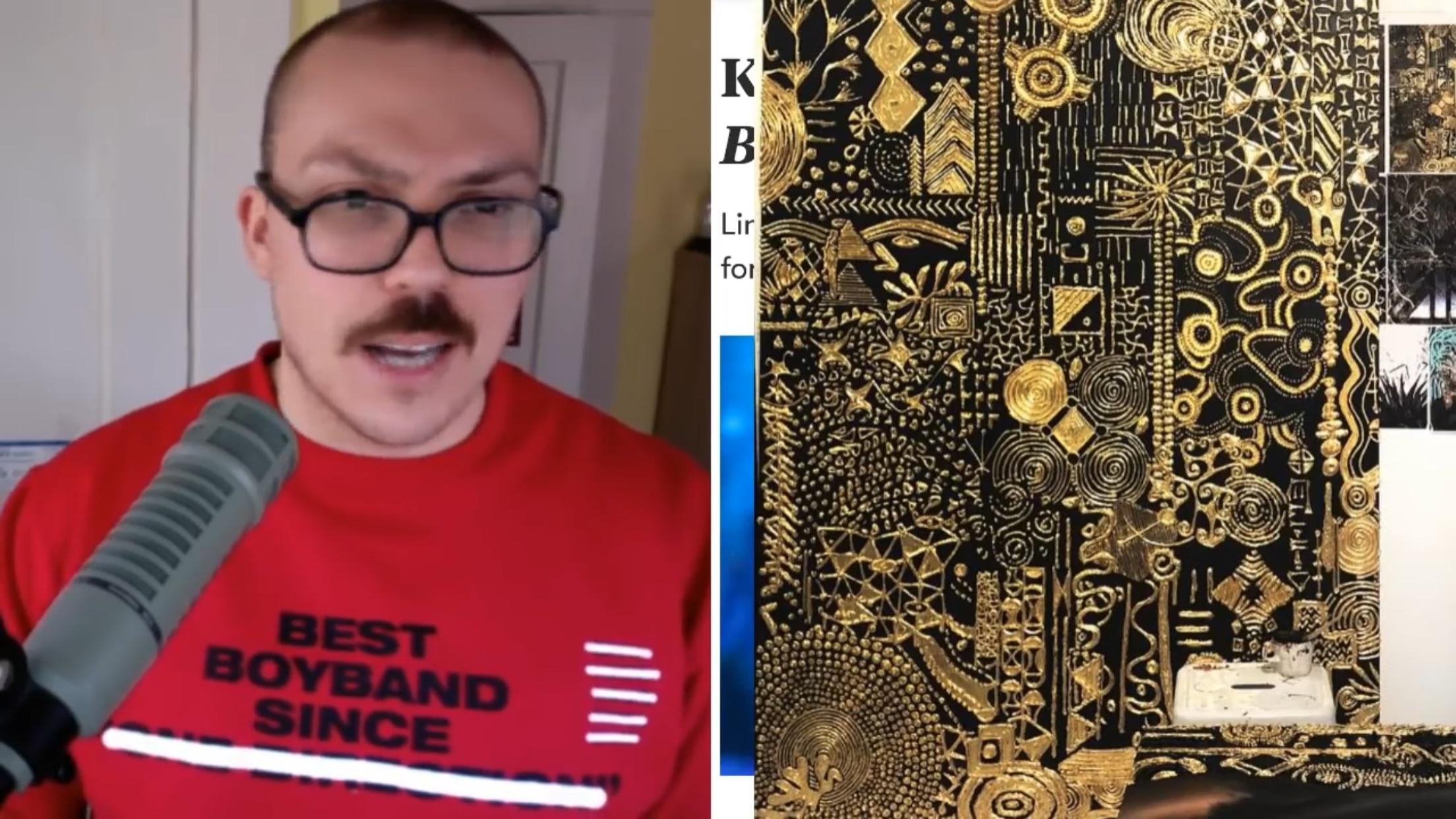 melon wearing some bh merch in his latest fantano vid r/brockhampton