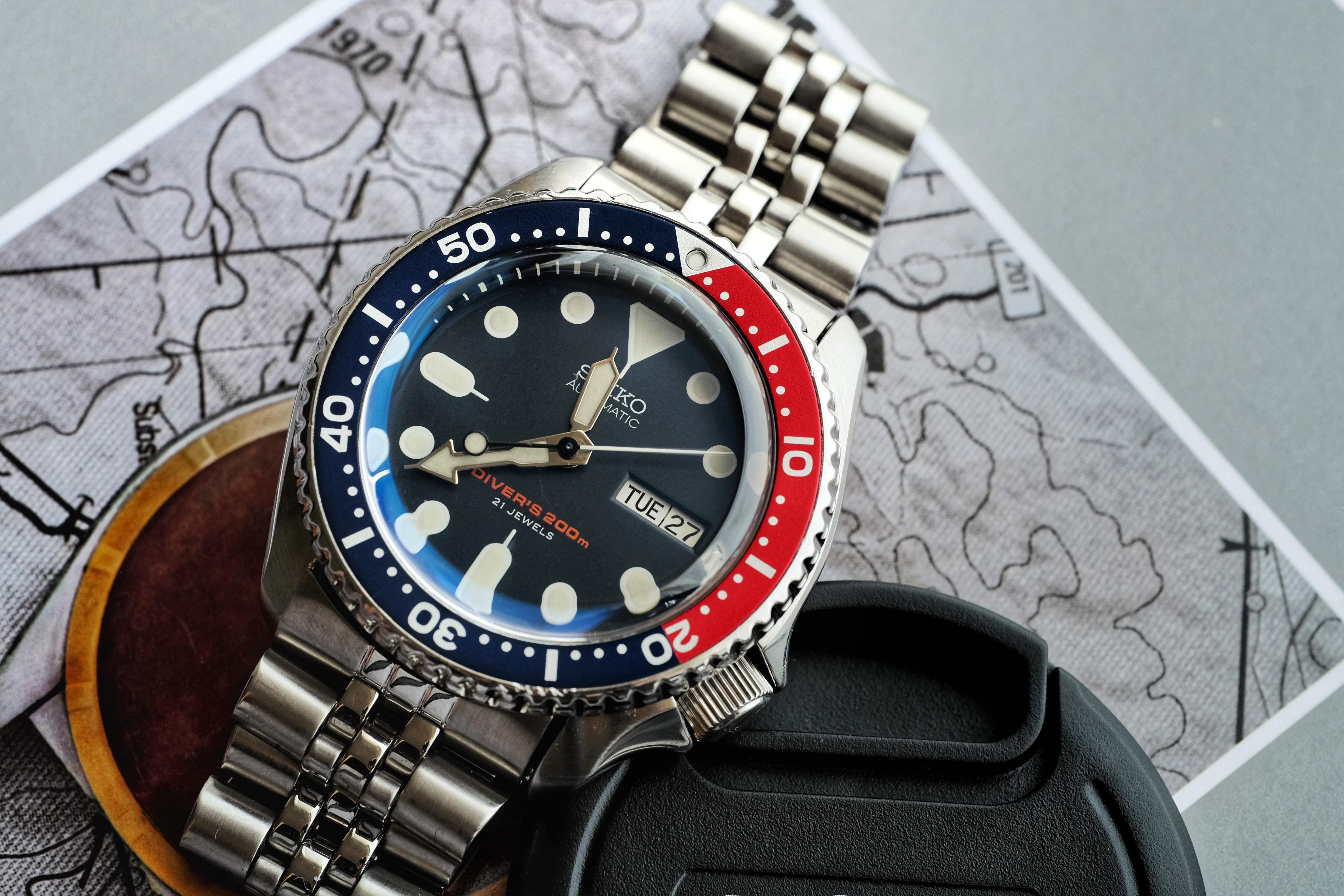 [Seiko] SKX009J1 Repaired and Mildly Upgraded r/Watches