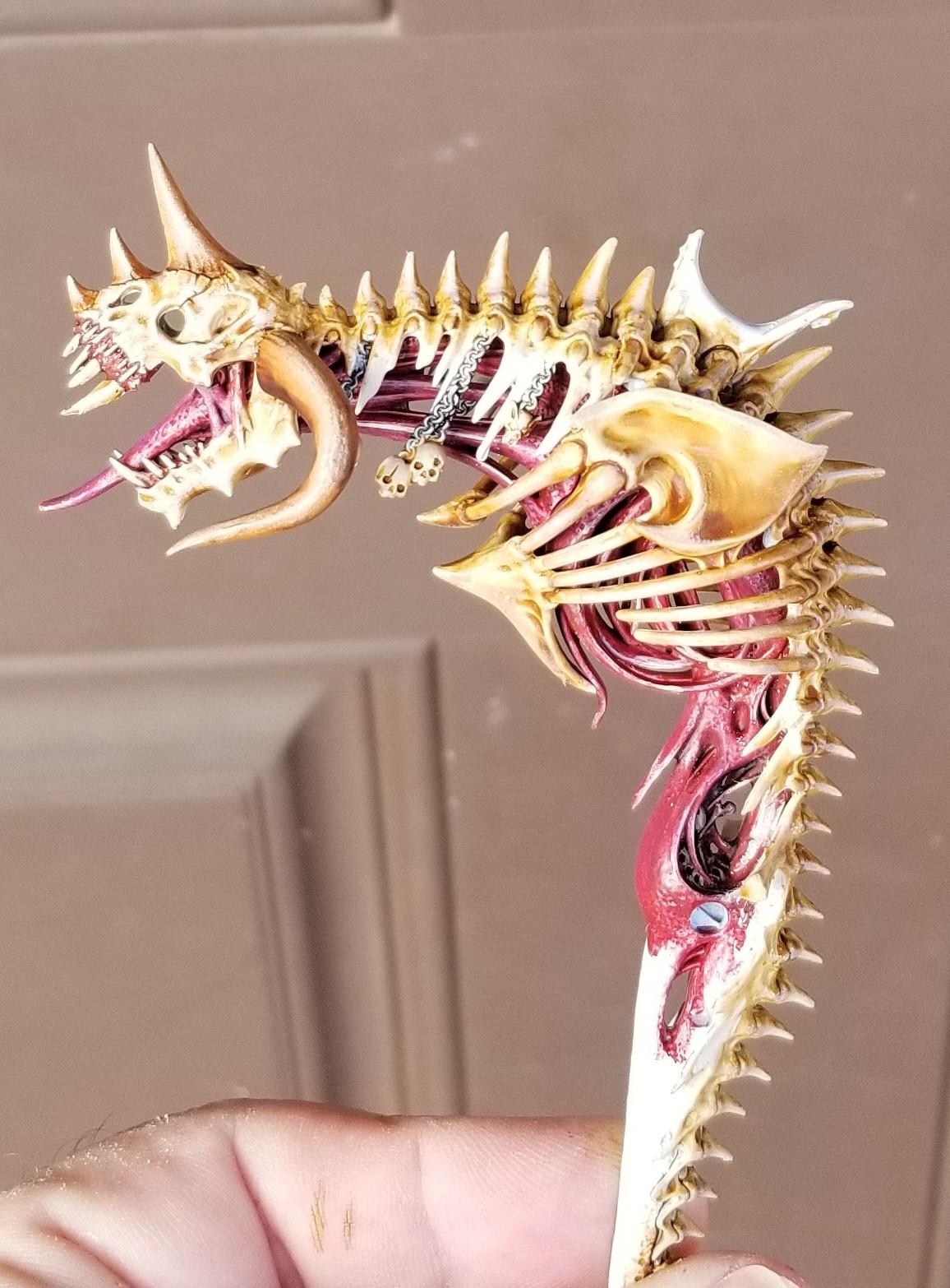 WIP Zombie Dragon from Warhammer Age of Sigmar. He's the centerpiece