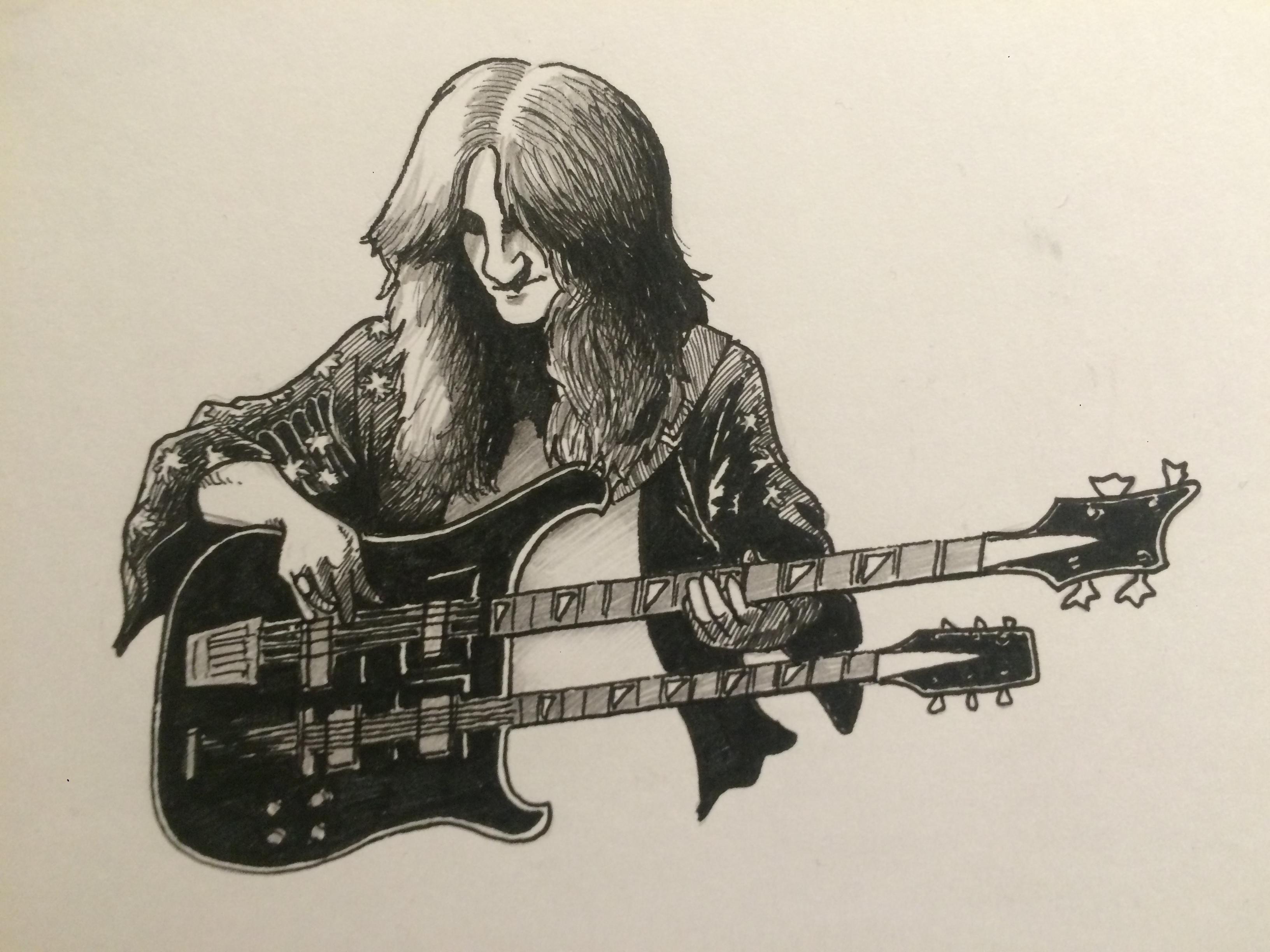 I Found This 70s Geddy Lee Drawing I Did Some 2 Years Ago Rrush