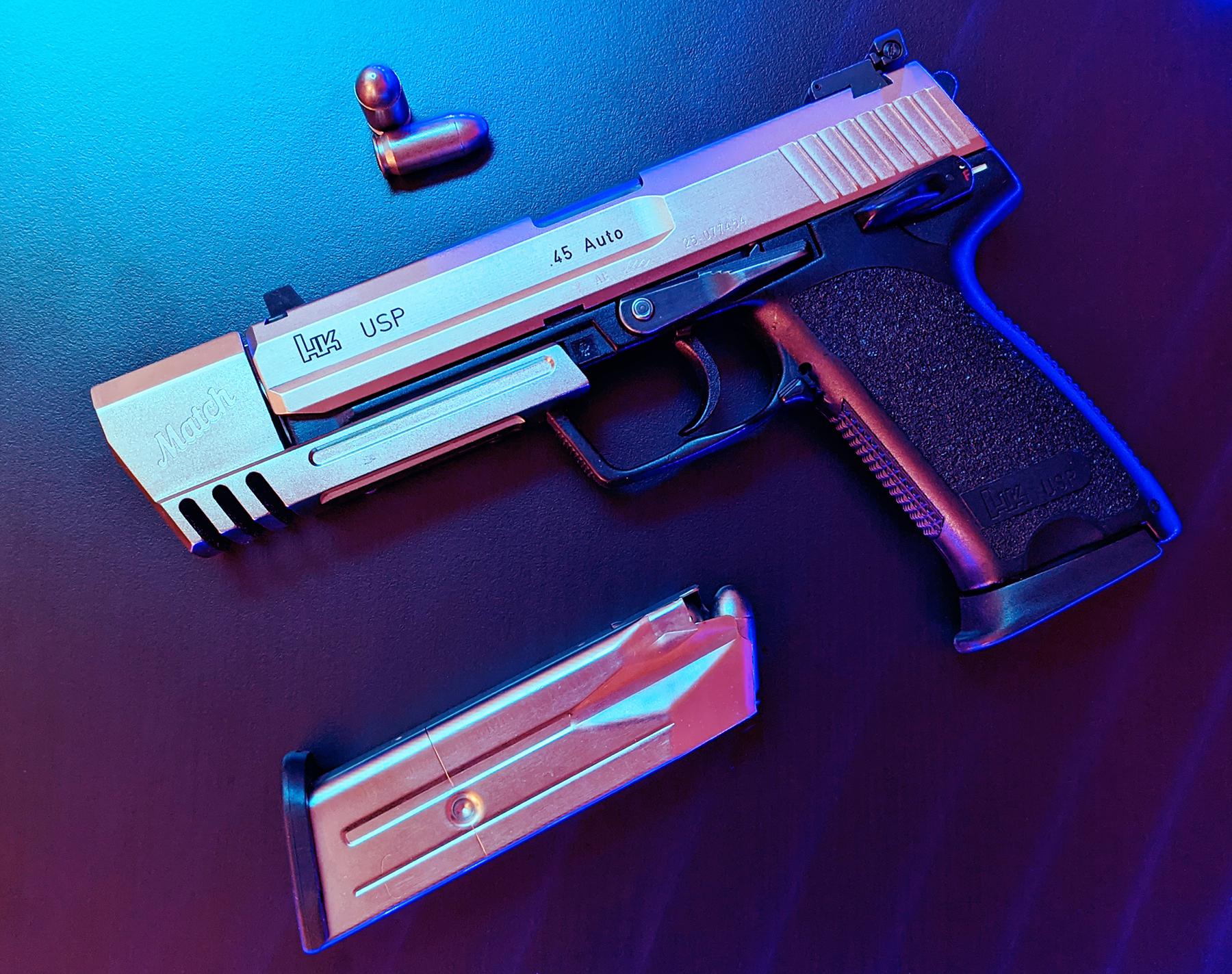 Underworld inspired USP .45 with Matchweight steel weight r/HecklerKoch