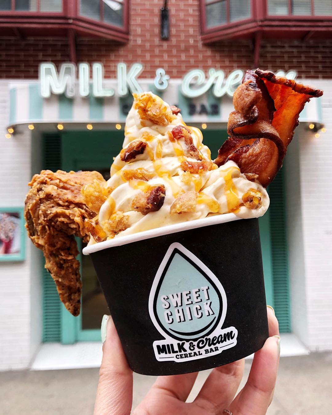 There's a chicken wing & bacon in this ice cream r/mildlyinteresting