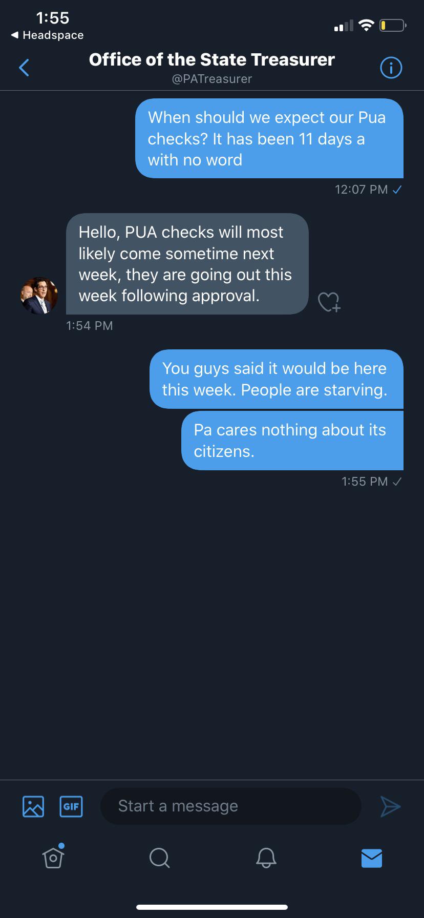 [Pennsylvania] PUA Update Via Treasury r/Unemployment