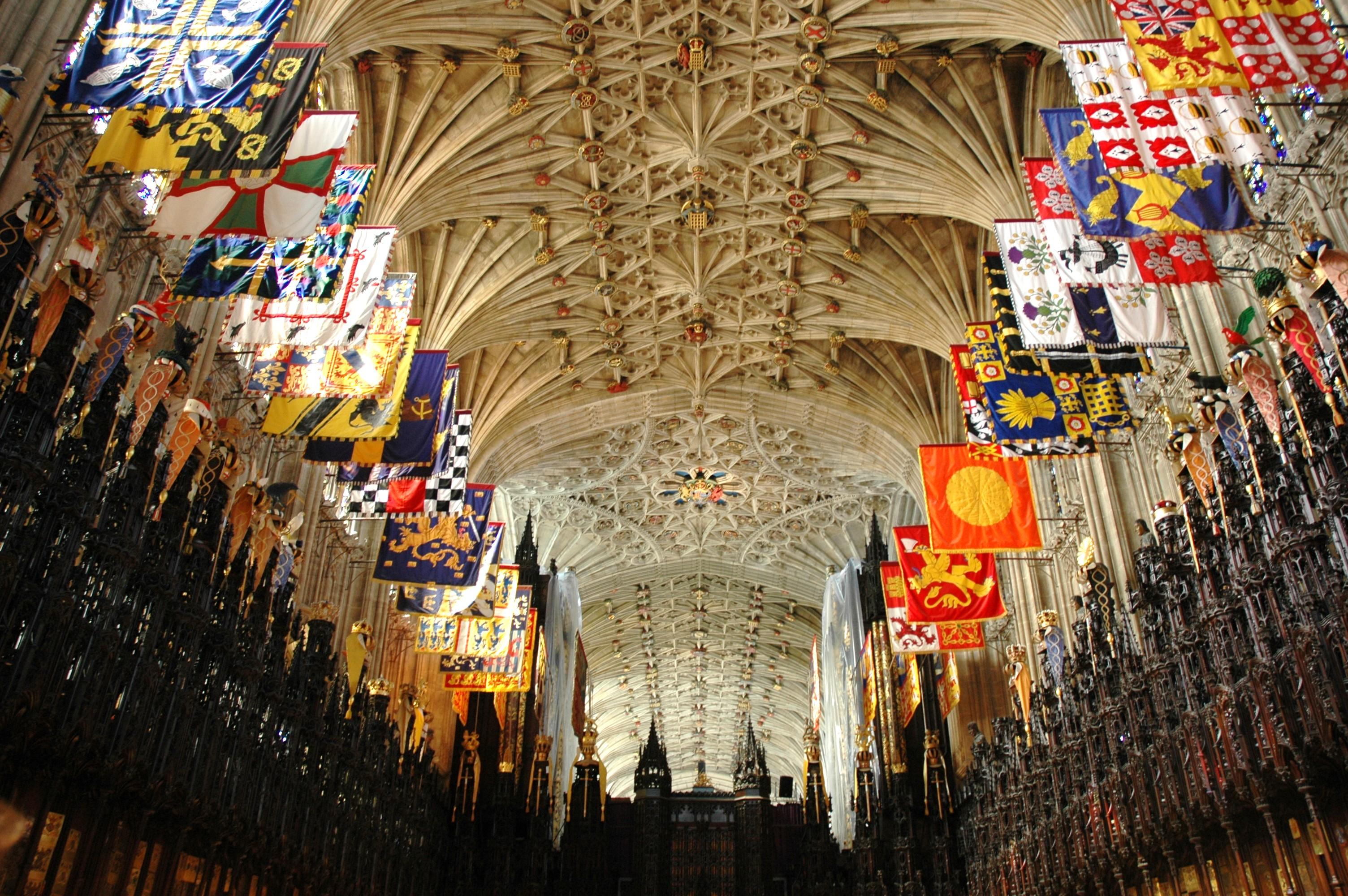 St Chapel, Windsor Castle home of the Knights of the Garter