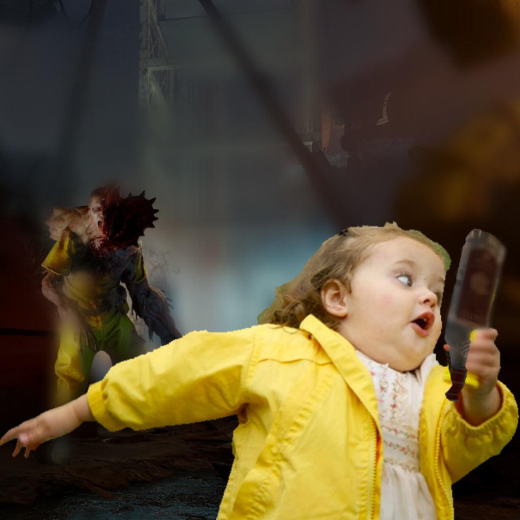 Little Girl Meme Yellow Jacket