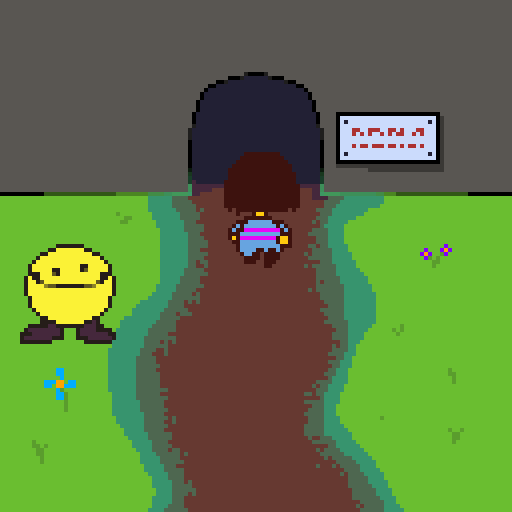 Turning sound test songs into Undertale rooms 3 happy town (Happy town