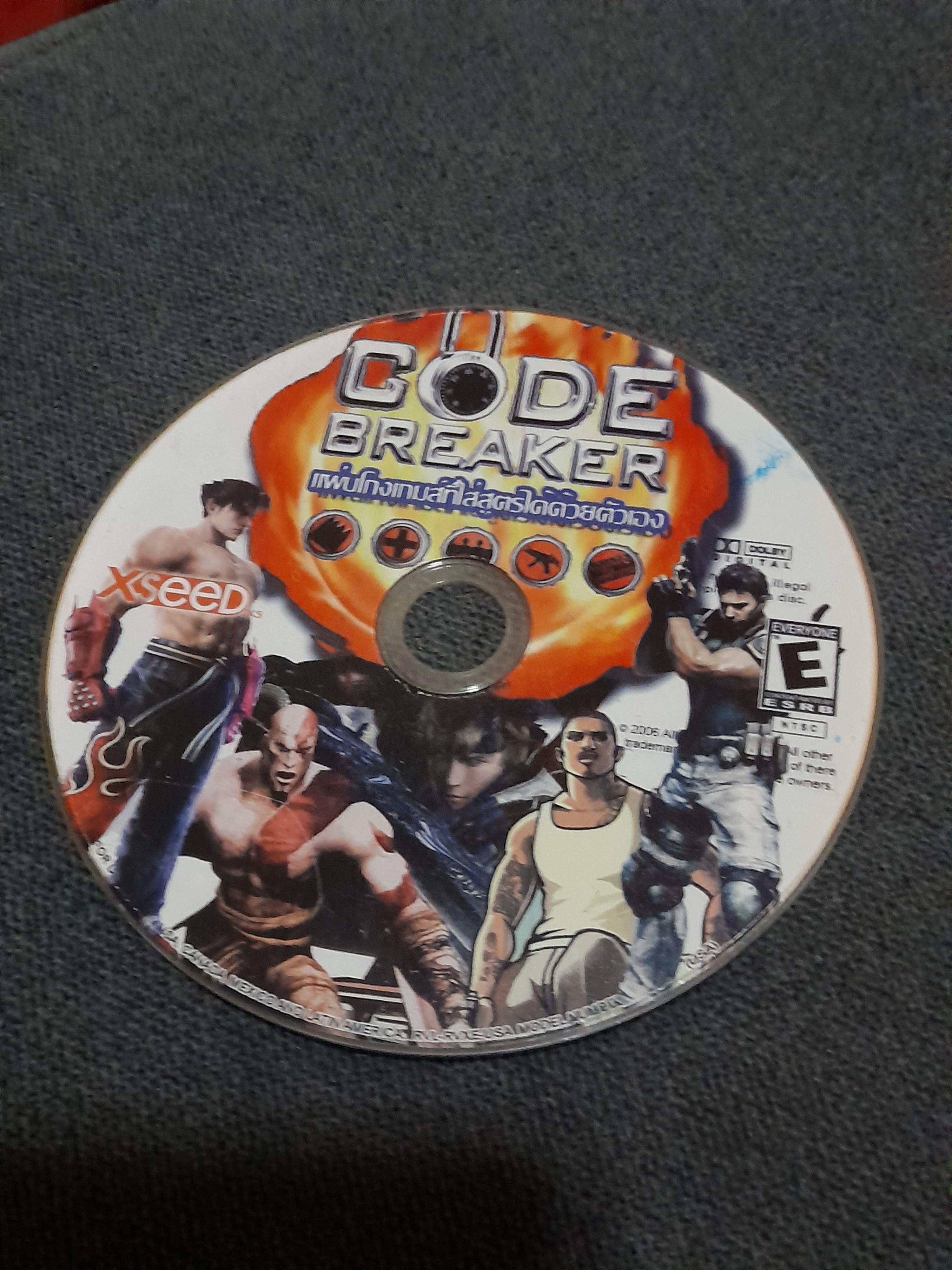 CODE BREAKER disc. Did anyone use this before? It let's you hack the