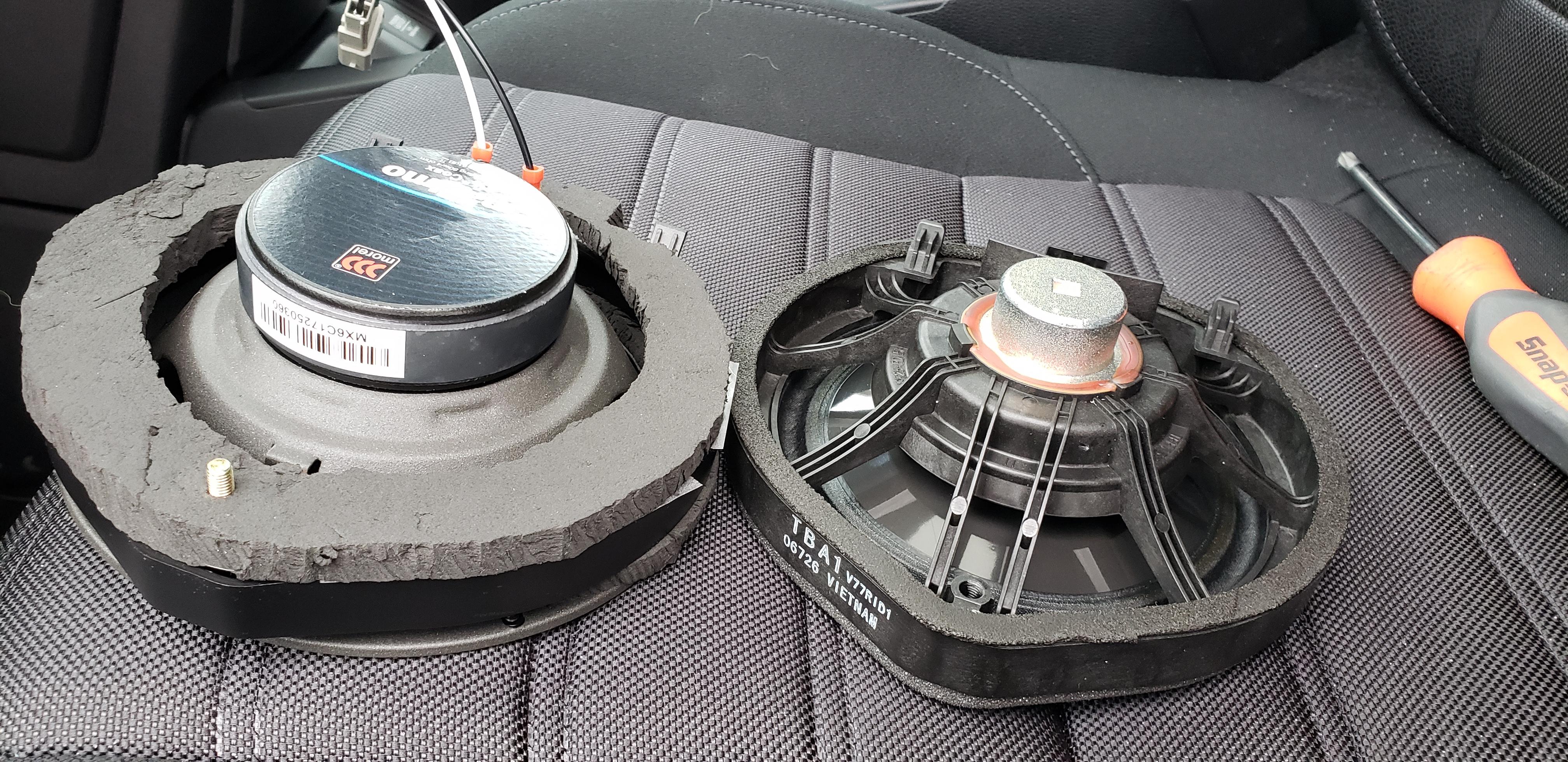 Morels vs my stock 2019 CRV speakers r/CarAV