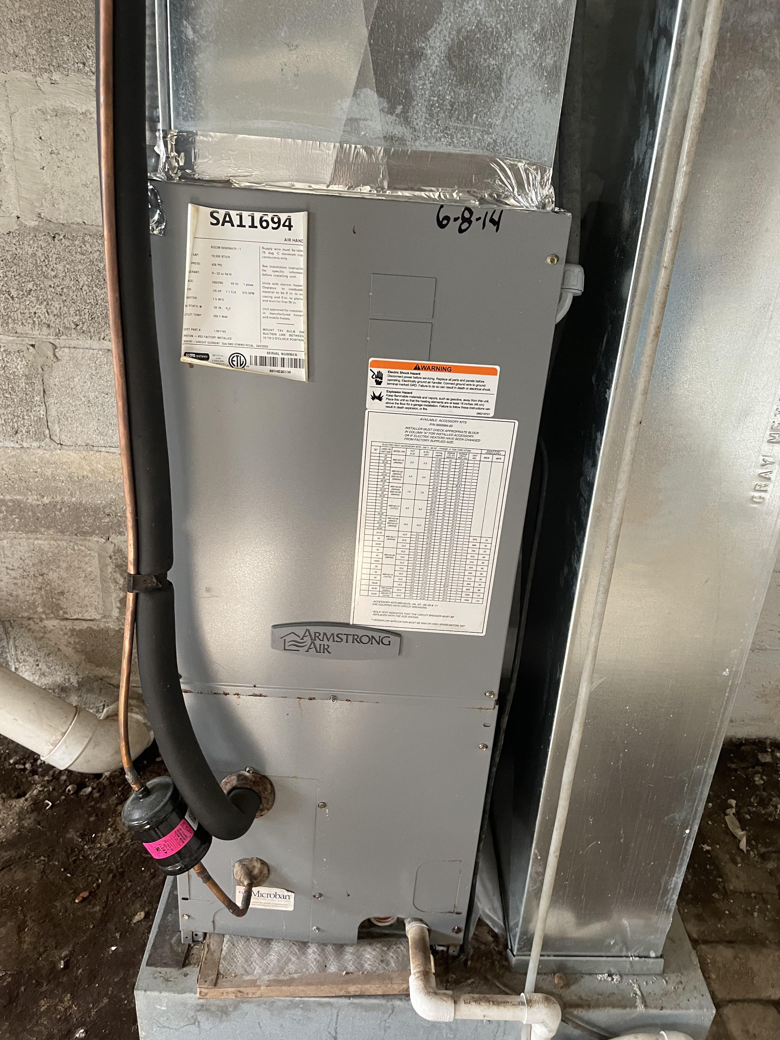 Armstrong Air SA11694? Is this just part of the full house ac or is it a furnace too? Thanks in