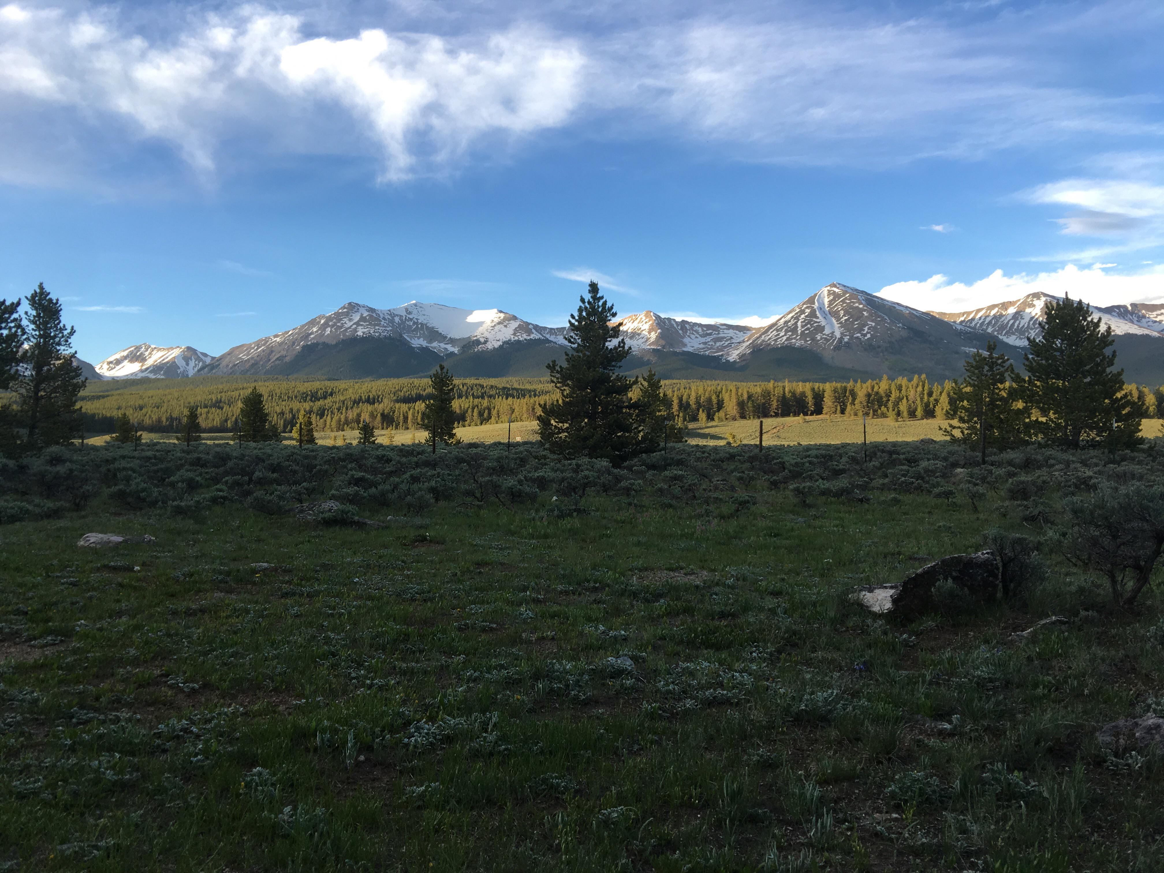 This is the view i got when i woke up, over at Dinner Station campground in Gunnison, Colorado