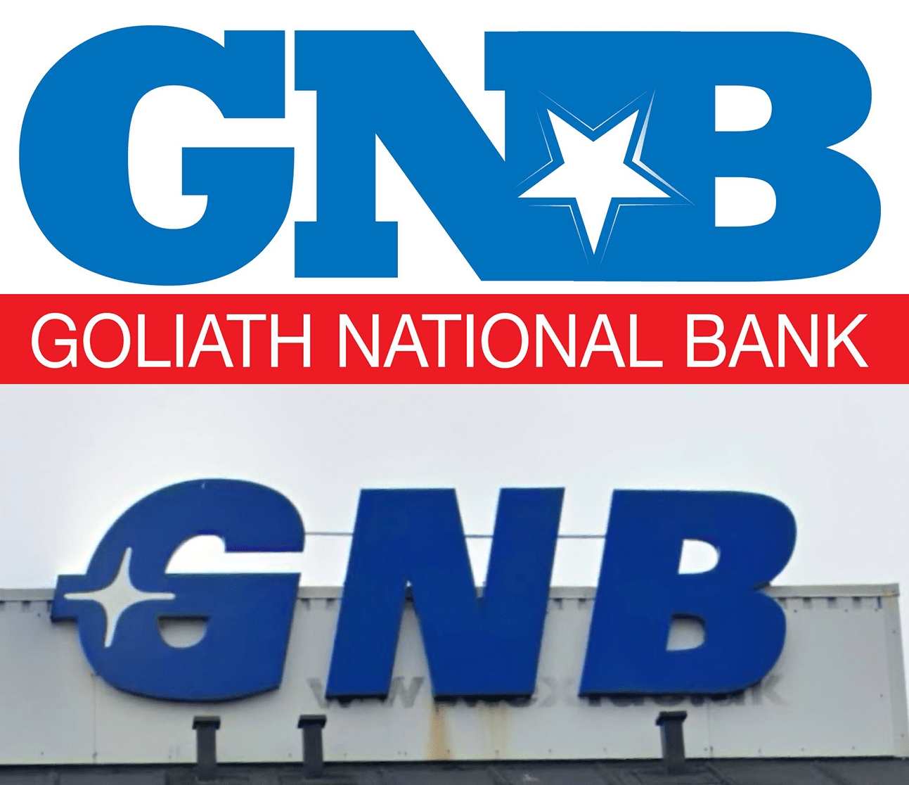 Remember GNB? I drove by this sign close to where I live in Denmark. It