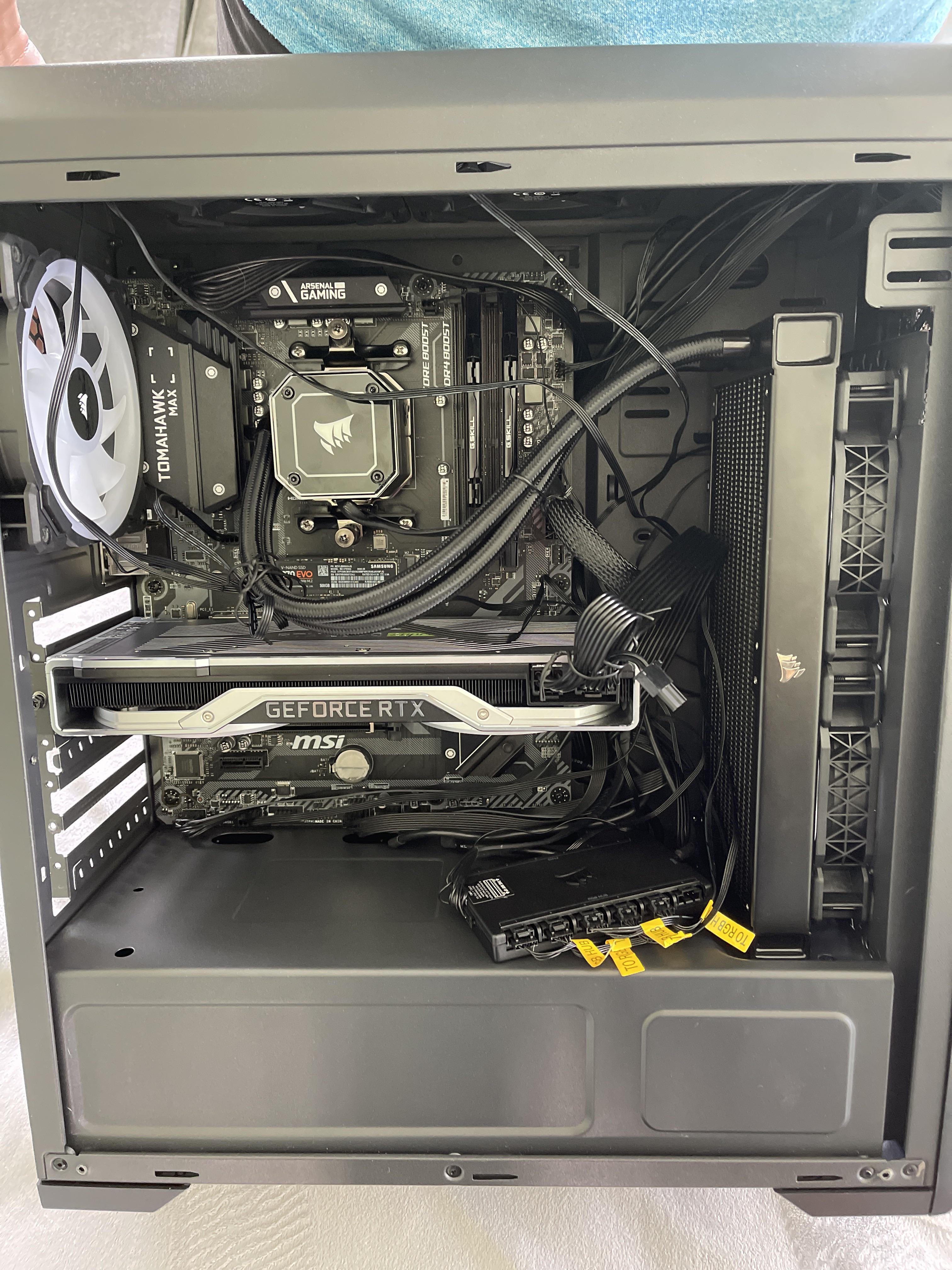 Computer not turning on I have recently installed liquid cooling for my