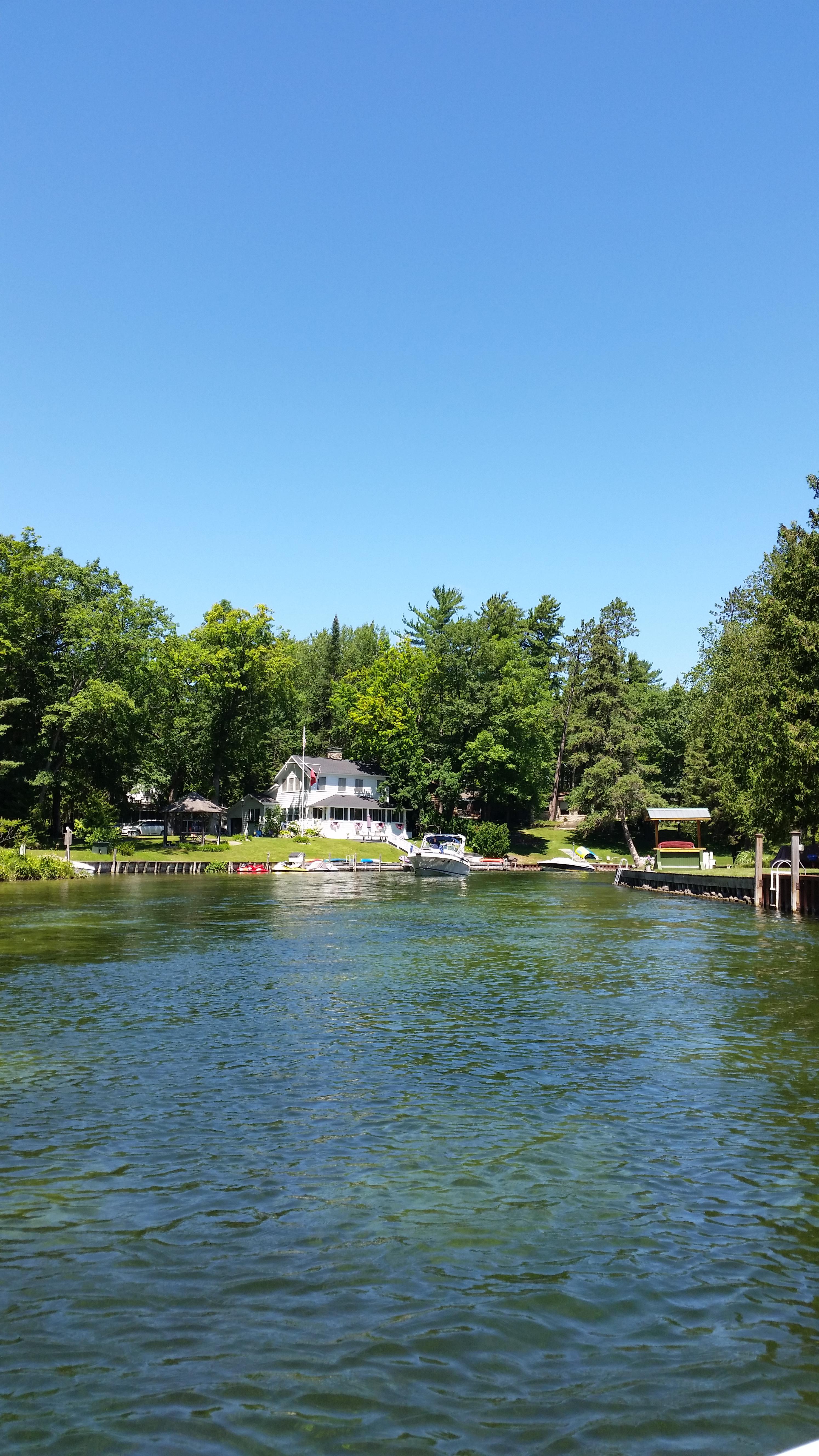 Just off Burt Lake heading to beautiful downtown Indian River, Michigan