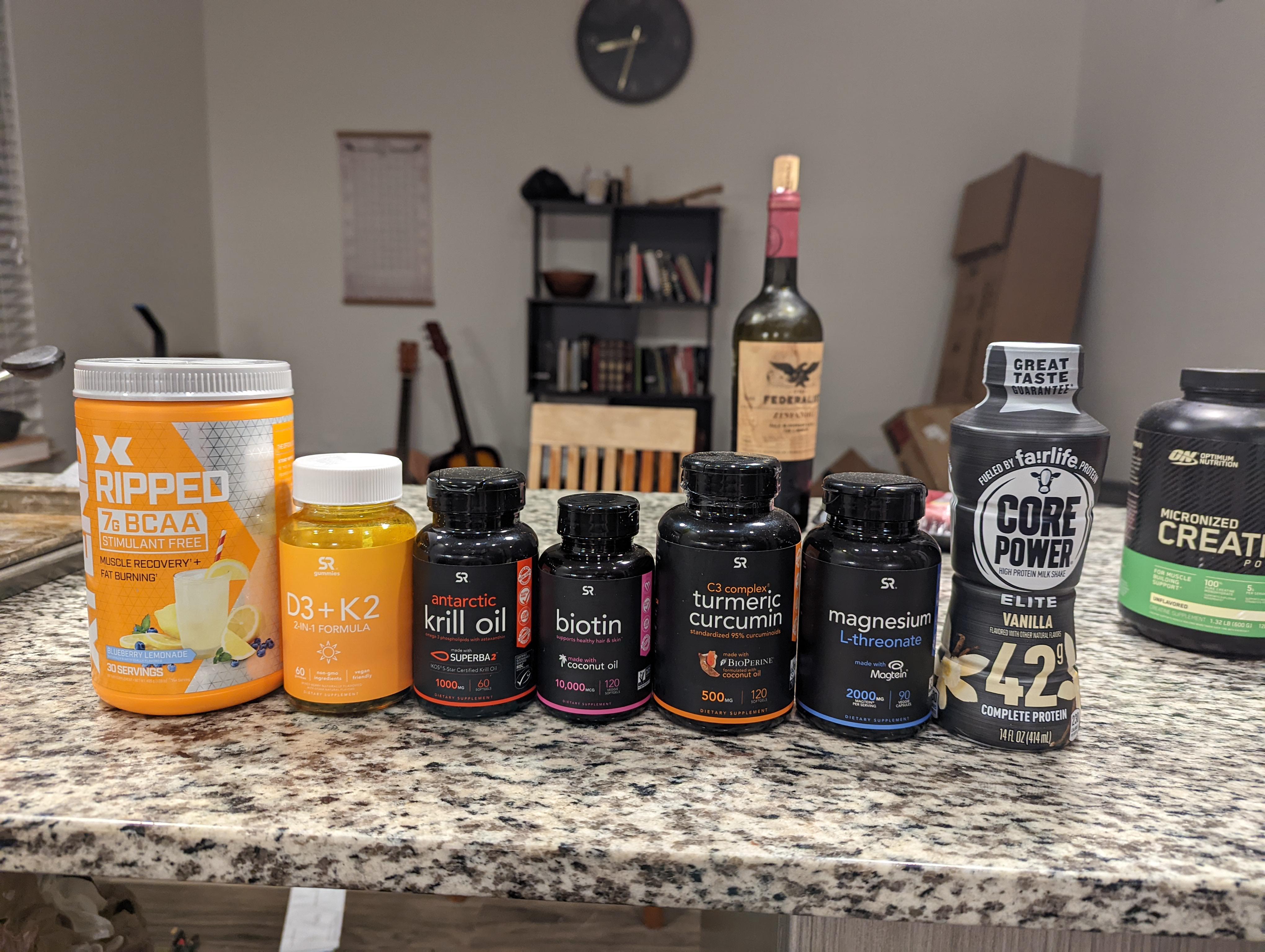 Used to only take Krill Oil, here's what I recently added. Thoughts