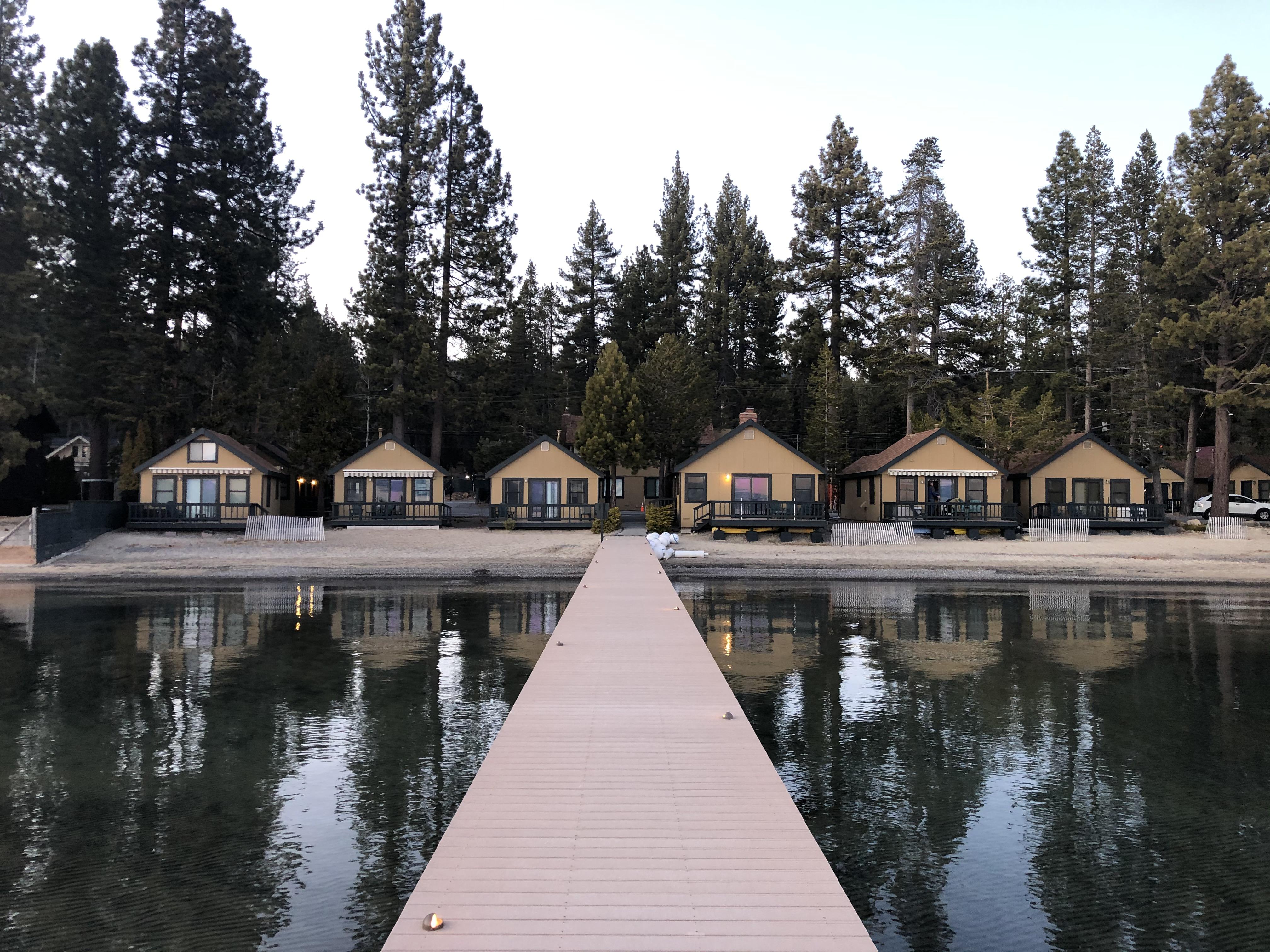 Tahoe Vista, California. Almost looks like the island of New Penzance