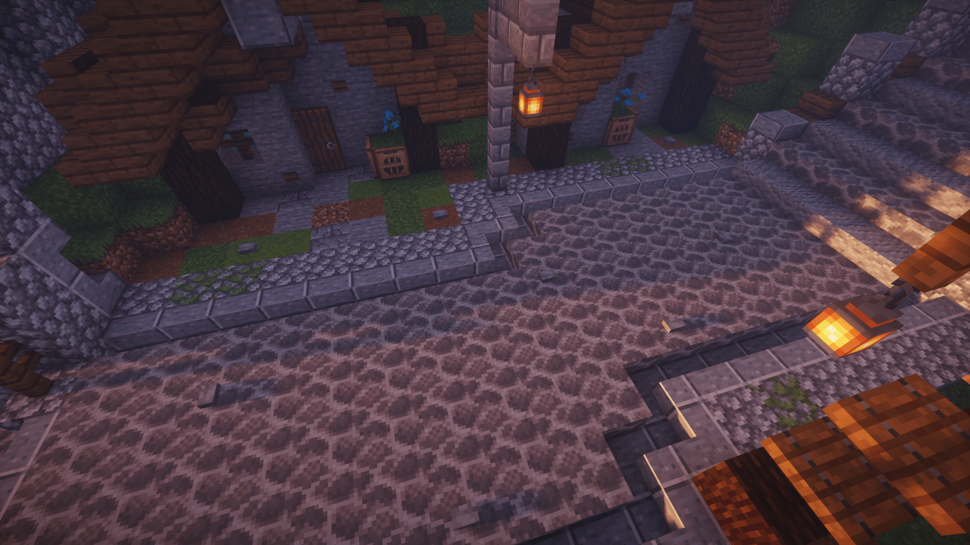 Dead Brain Coral makes a fantastic road block r/Minecraft