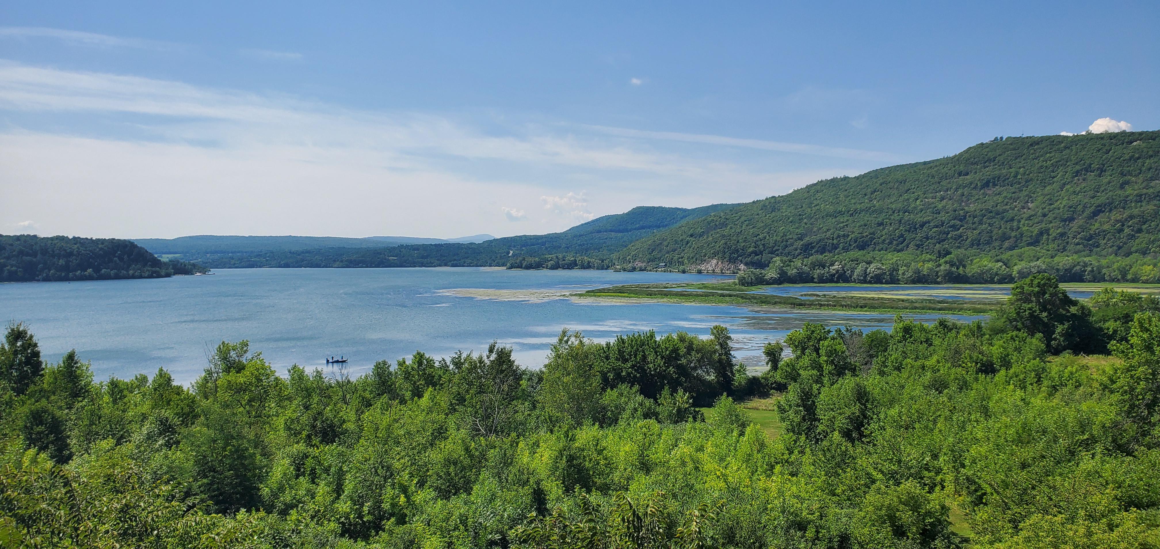 View of lake Champlain from Fort Ticonderoga NY r/pics