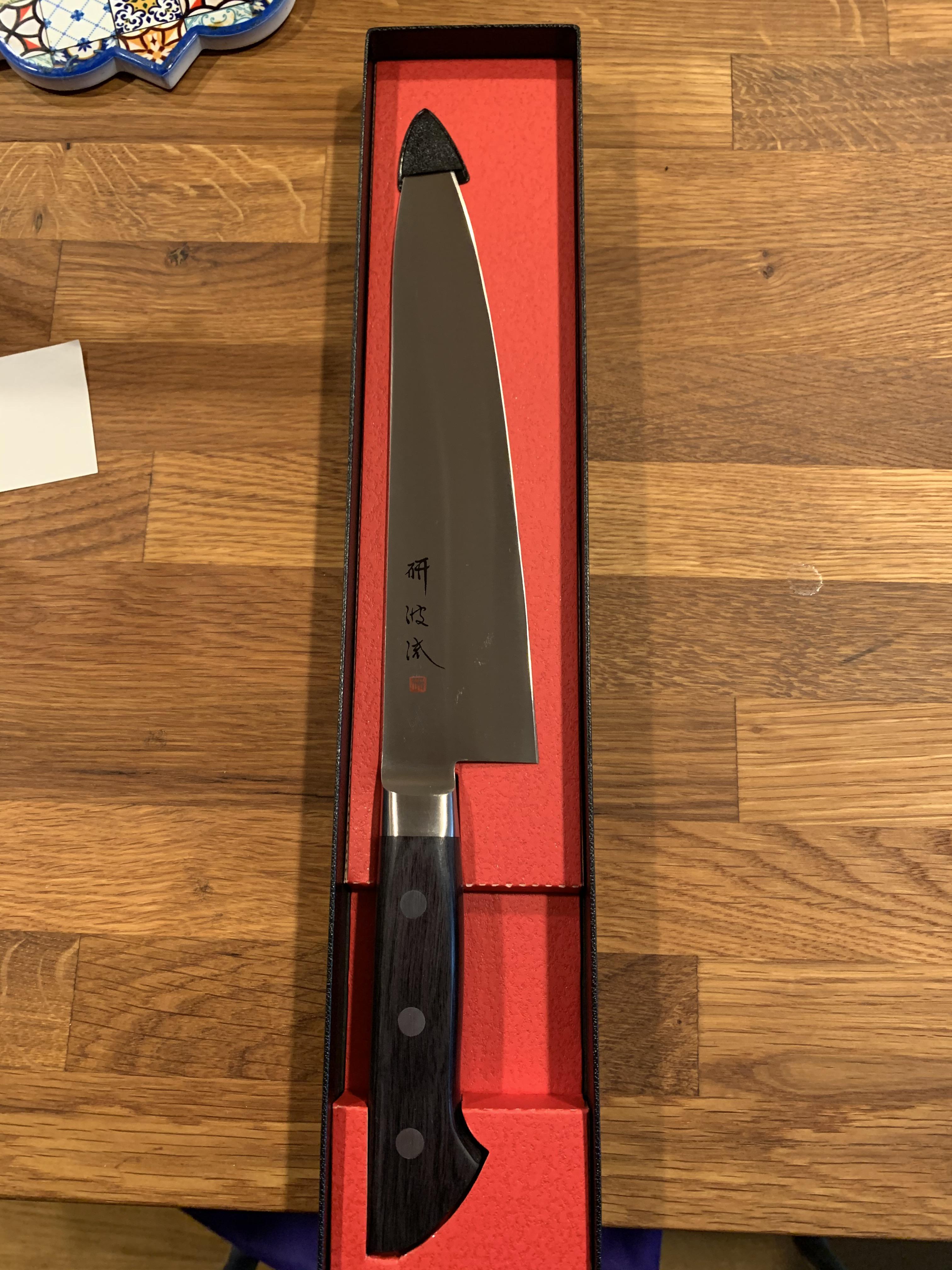 Just got my Togiharu inox steel chef knife from Korin and I love it