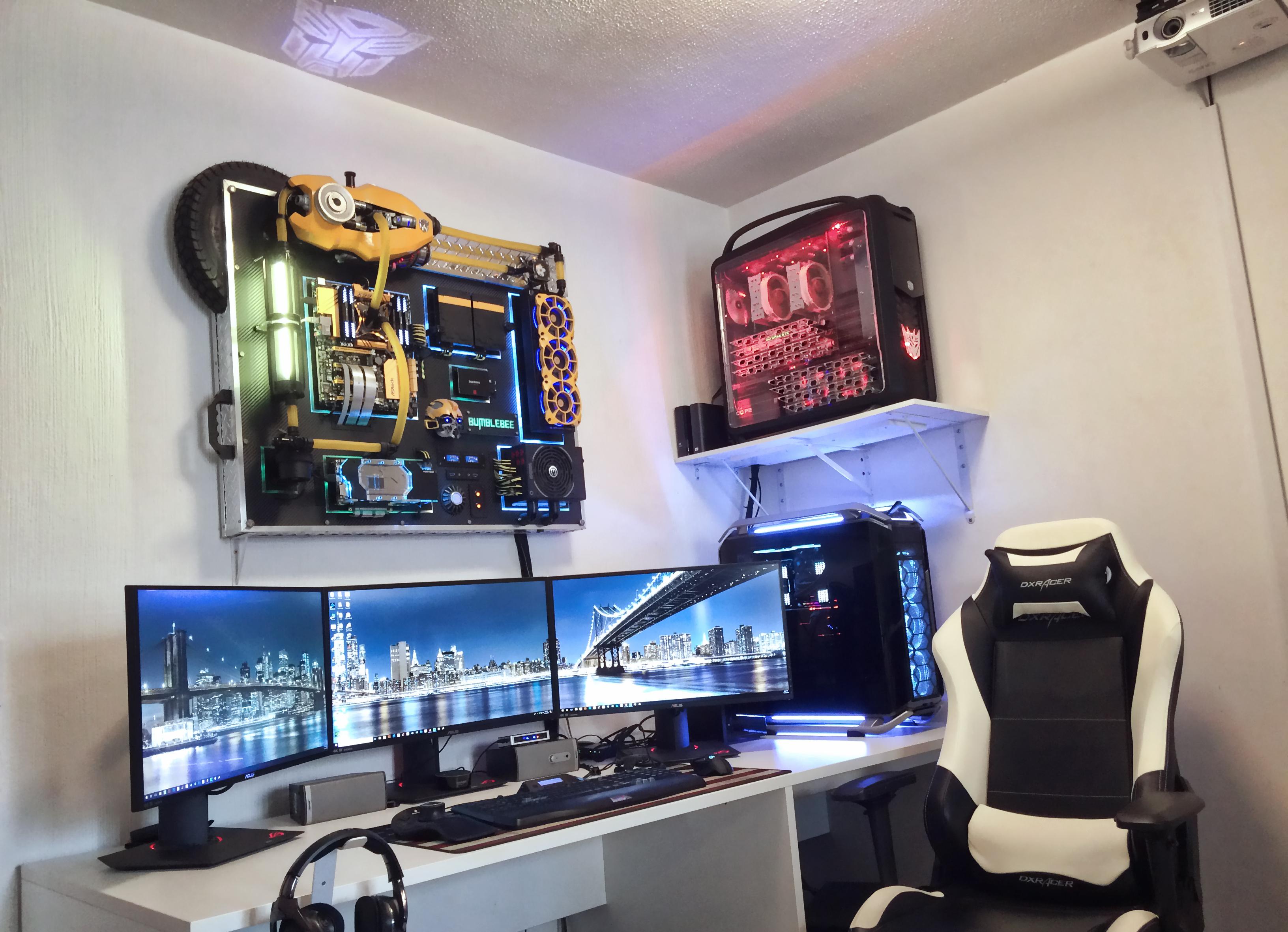 48Core 3DRendering Workstation w/ Triple 4k r/battlestations