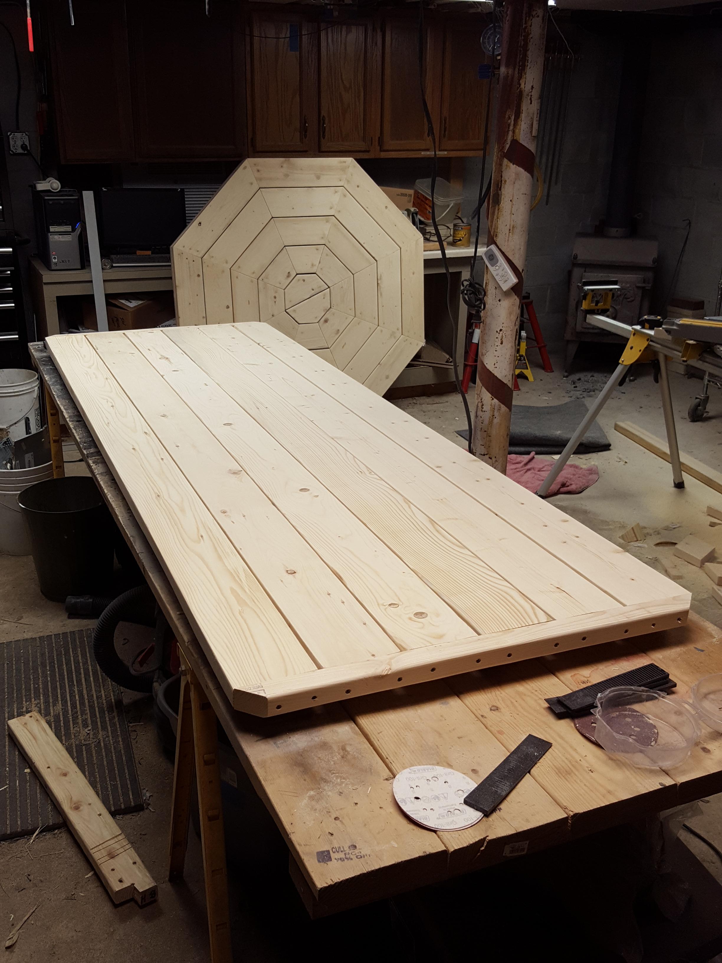 Built 2 picnic table tops tonight. r/Carpentry