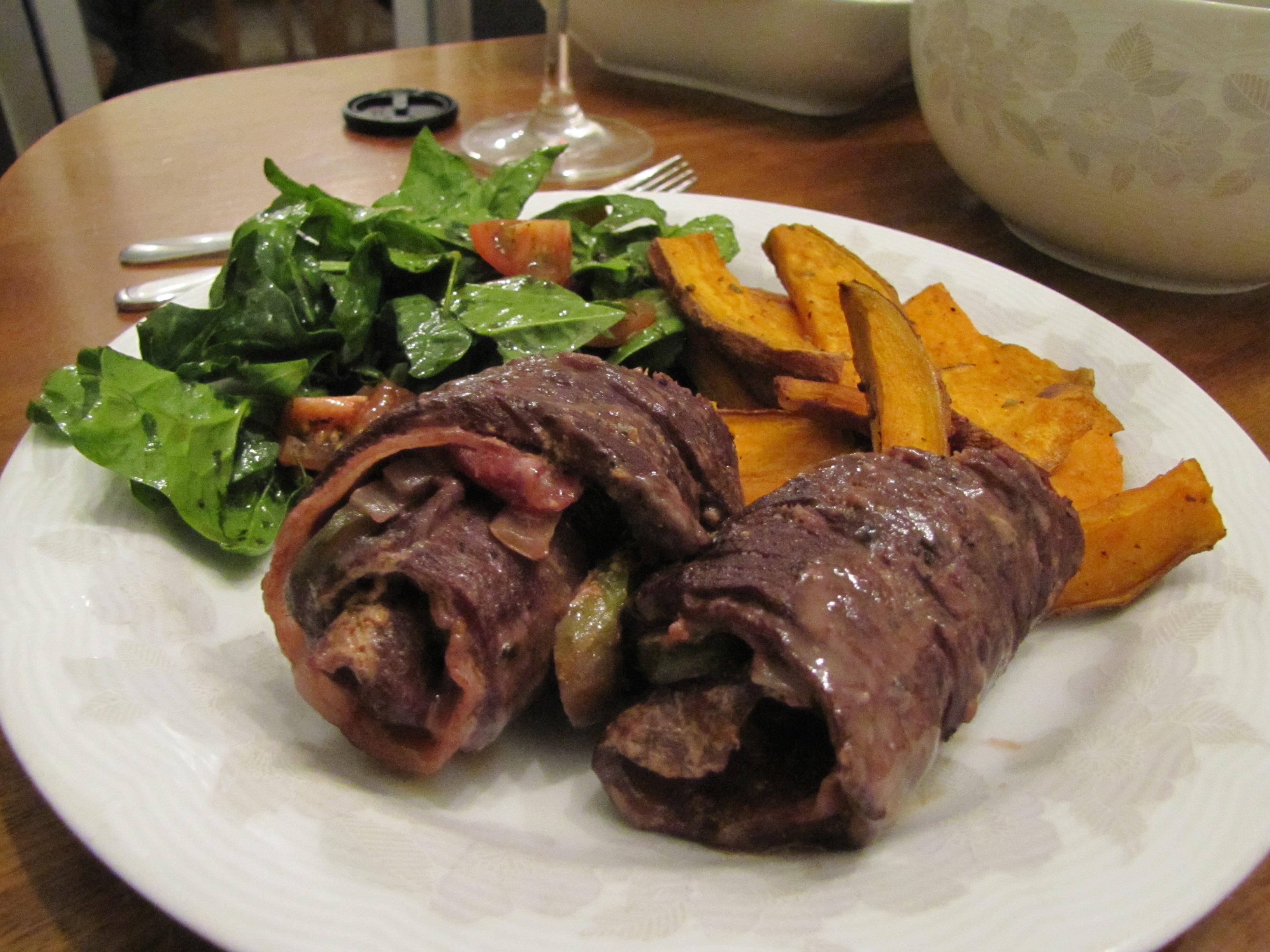 A traditional German dish Beef Rouladen! Slow cooked to perfection in