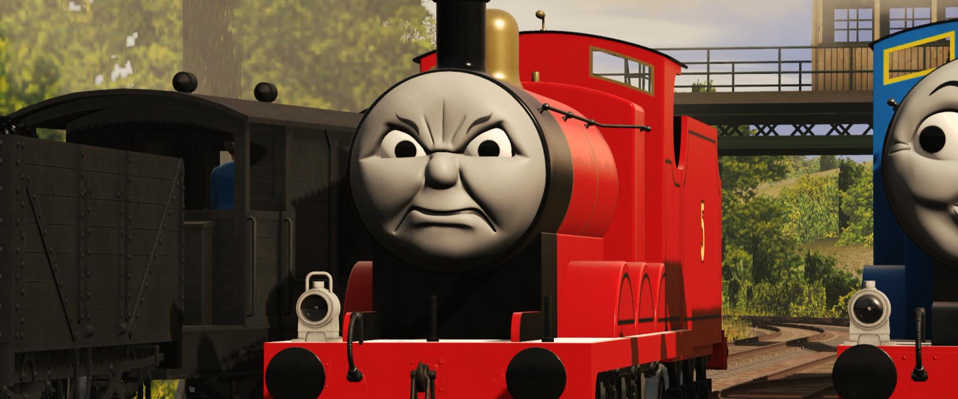Thomas The Tank Engine James Angry