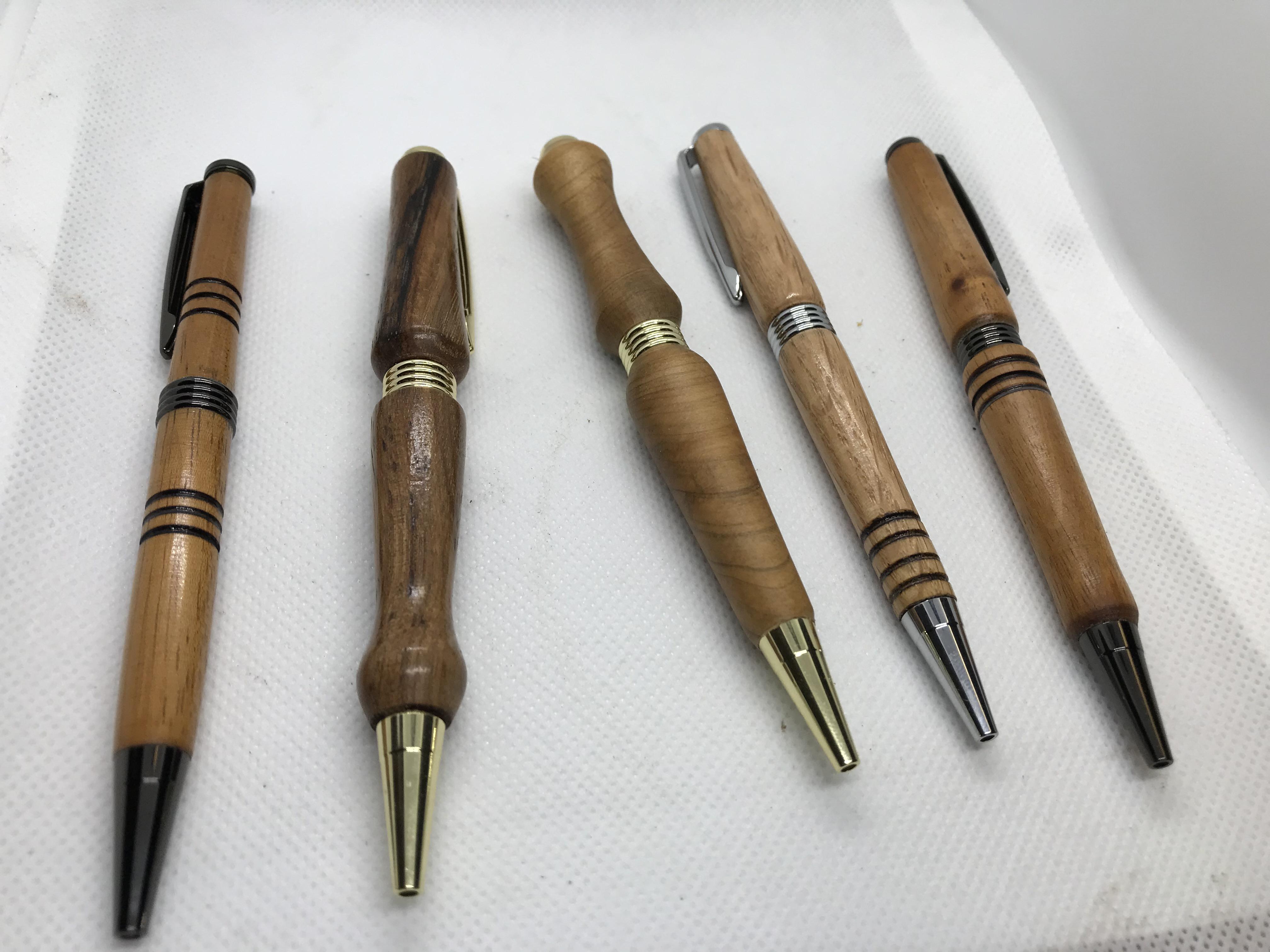 I made these pens. r/woodworking