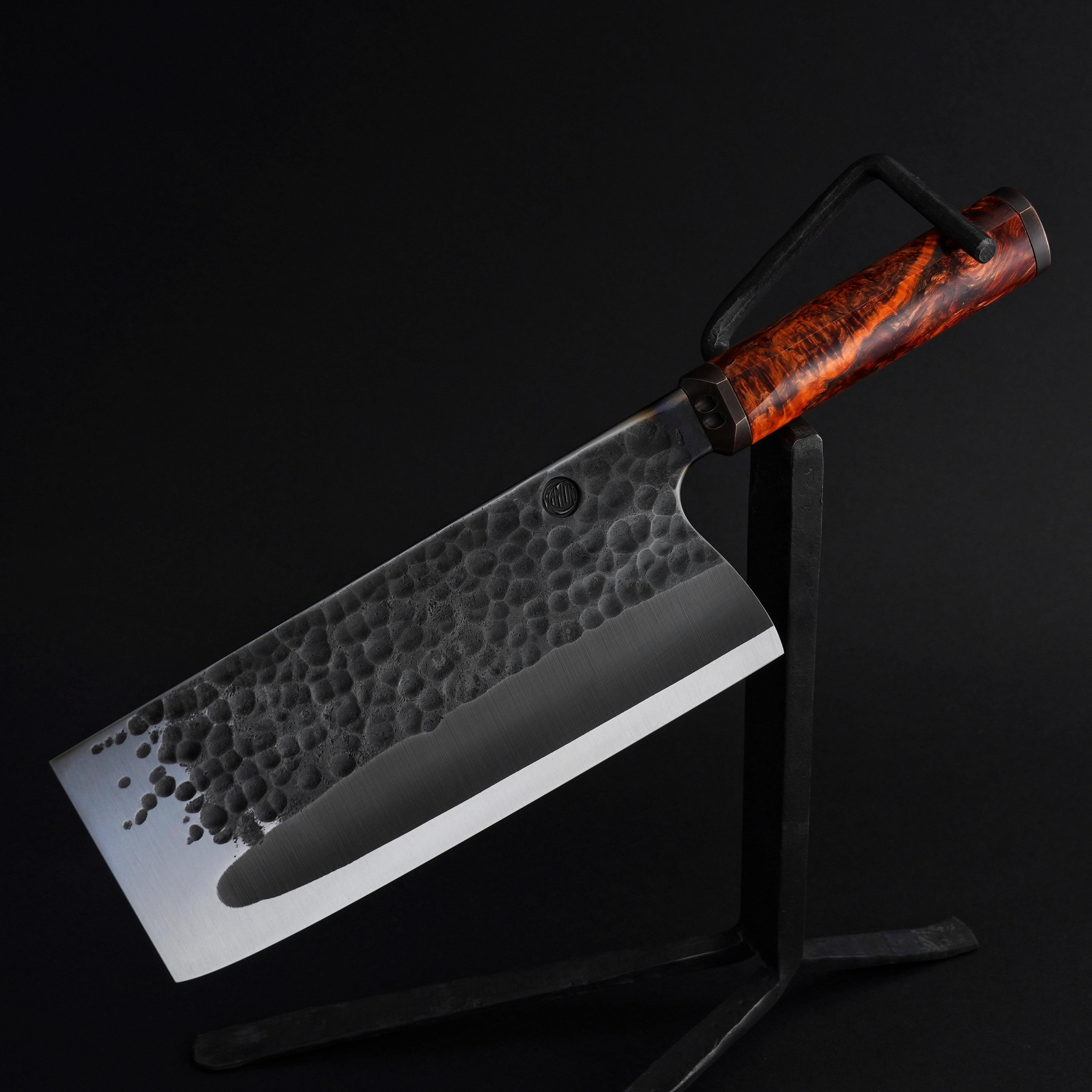 170x80mm denty sgrind KU chinese cleaver with a dshaped handle made