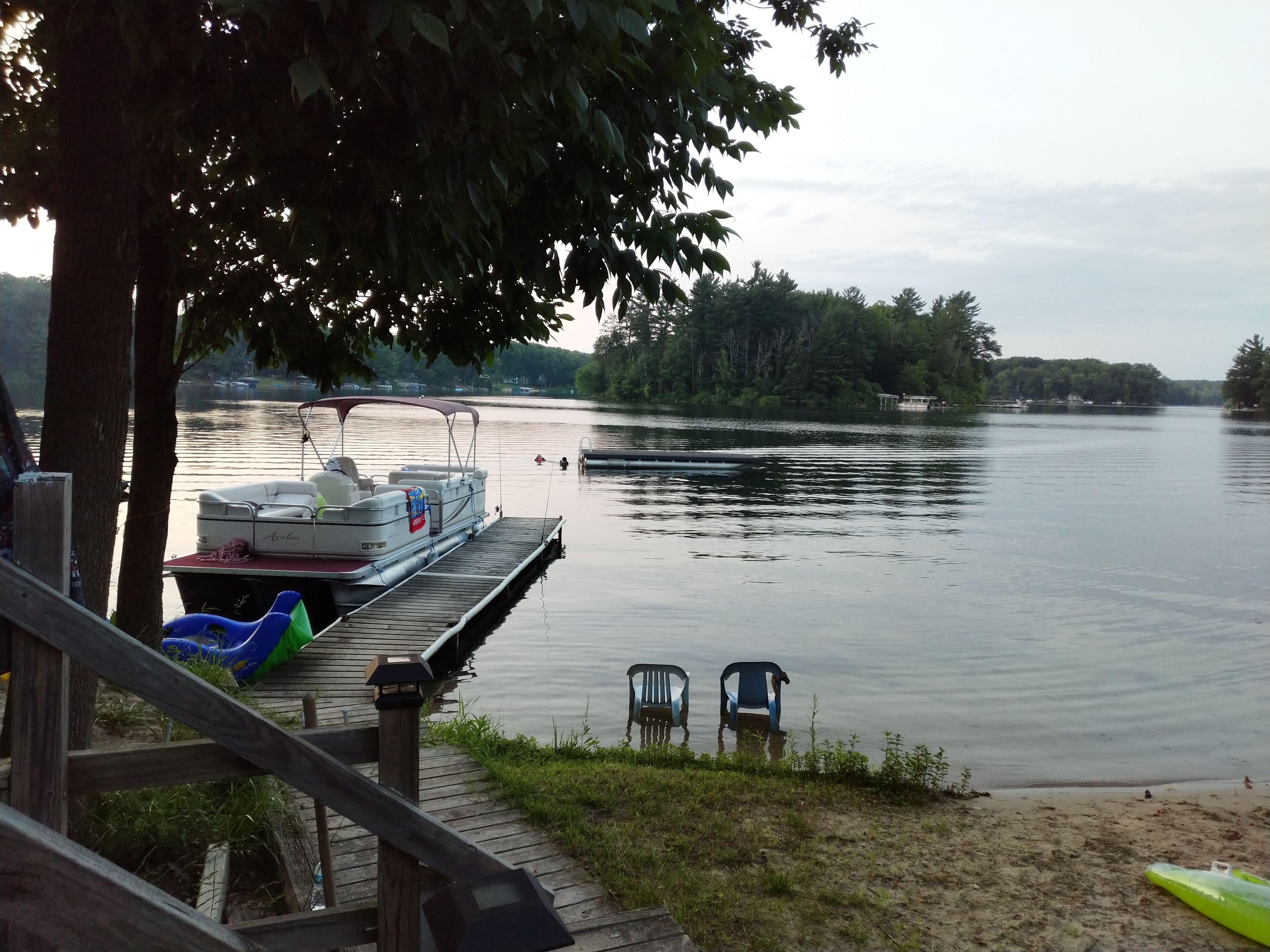 Big Bass Lake Irons Michigan