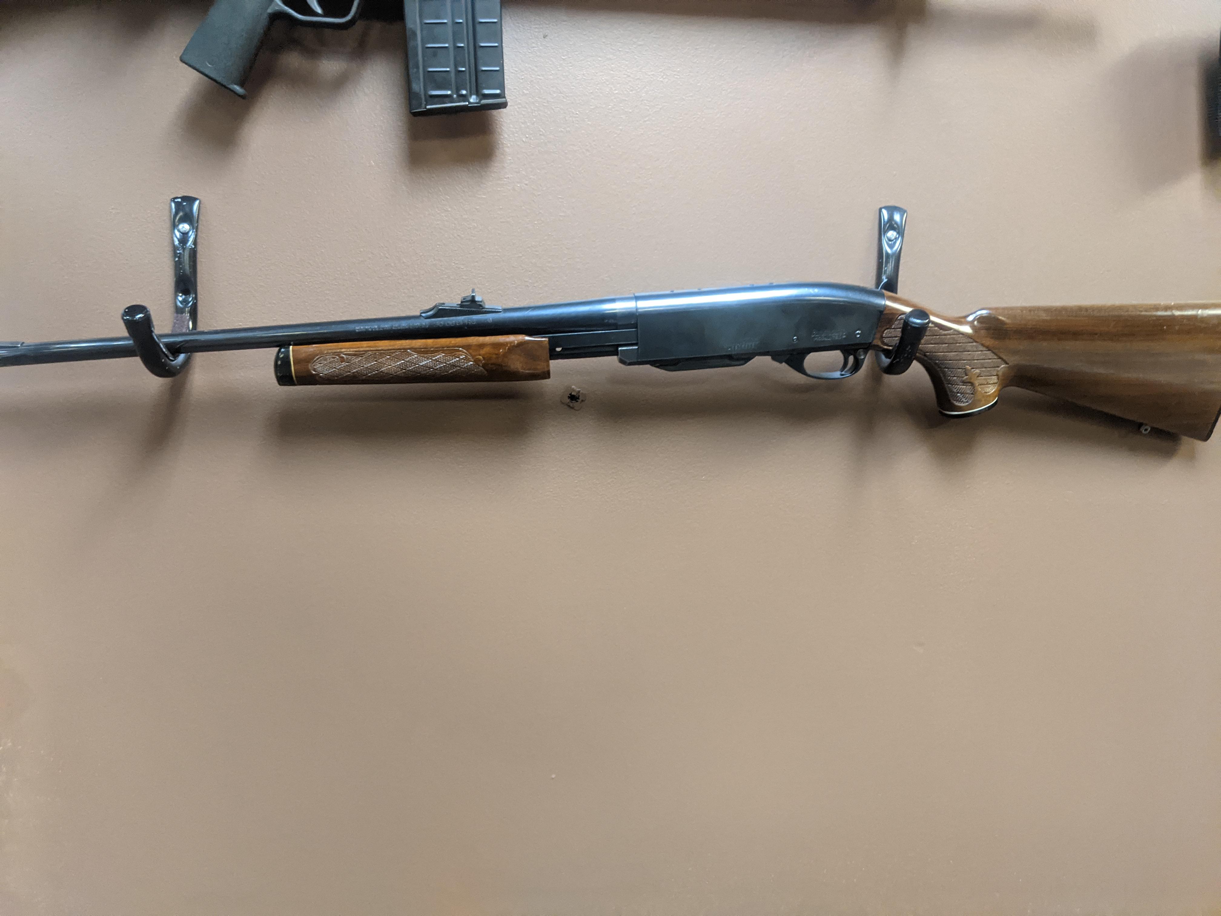 Anyone ever seen anything like this? 3006 Pump Action Rifle with a five round mag. Confused tf