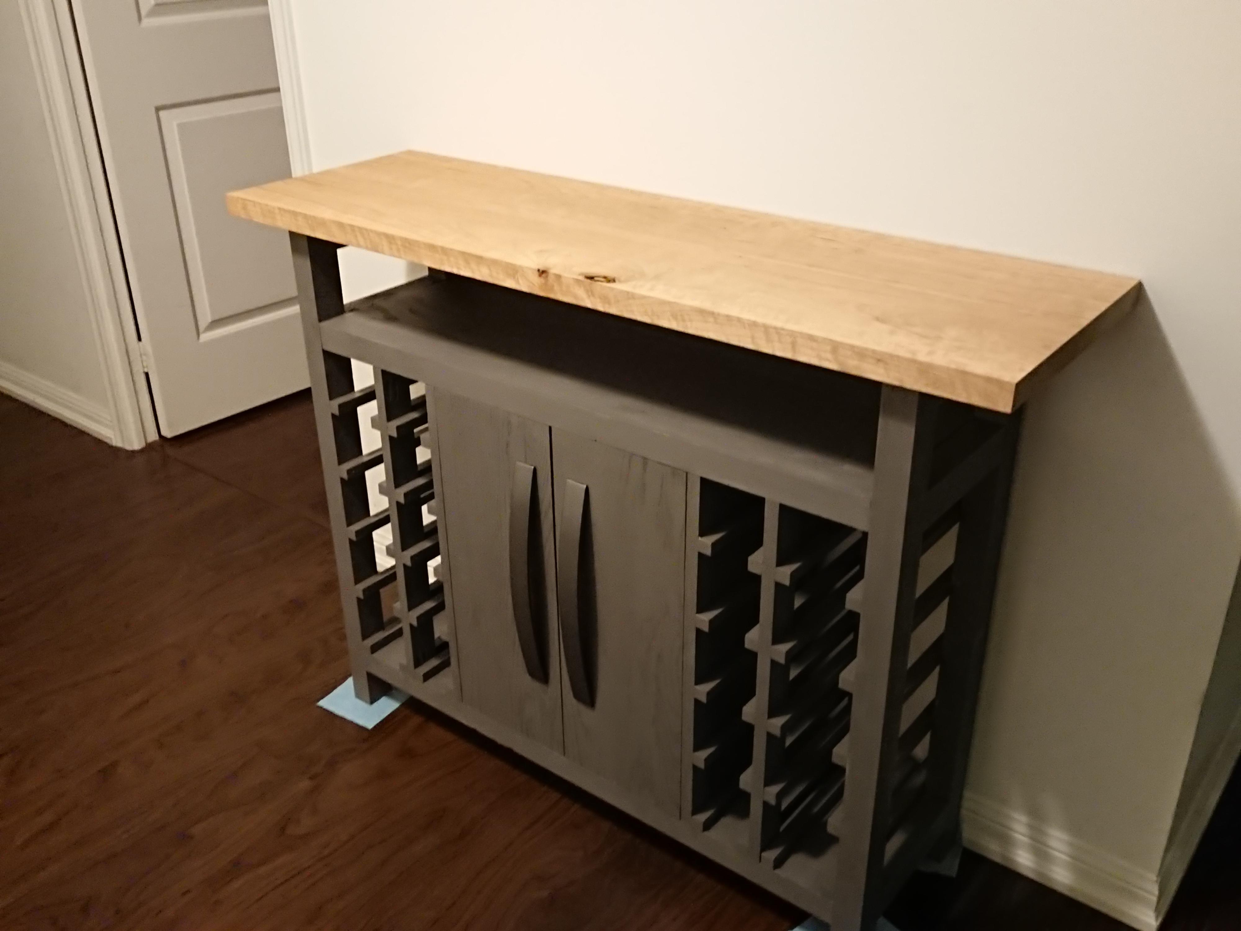 Finished my first hand tool only project that I made in my apartment