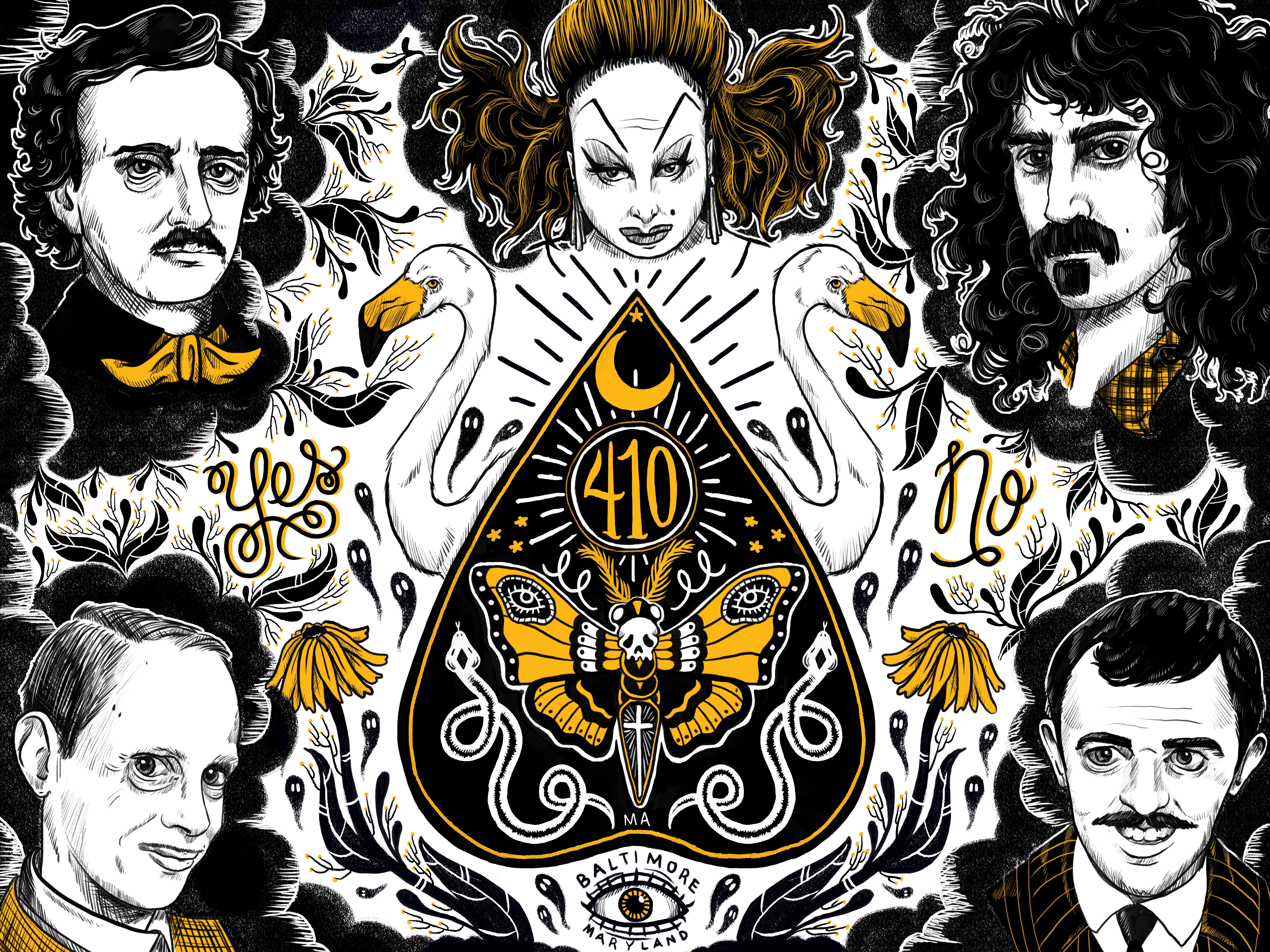 A screen print I did for a gallery in Colorado. The show was about area