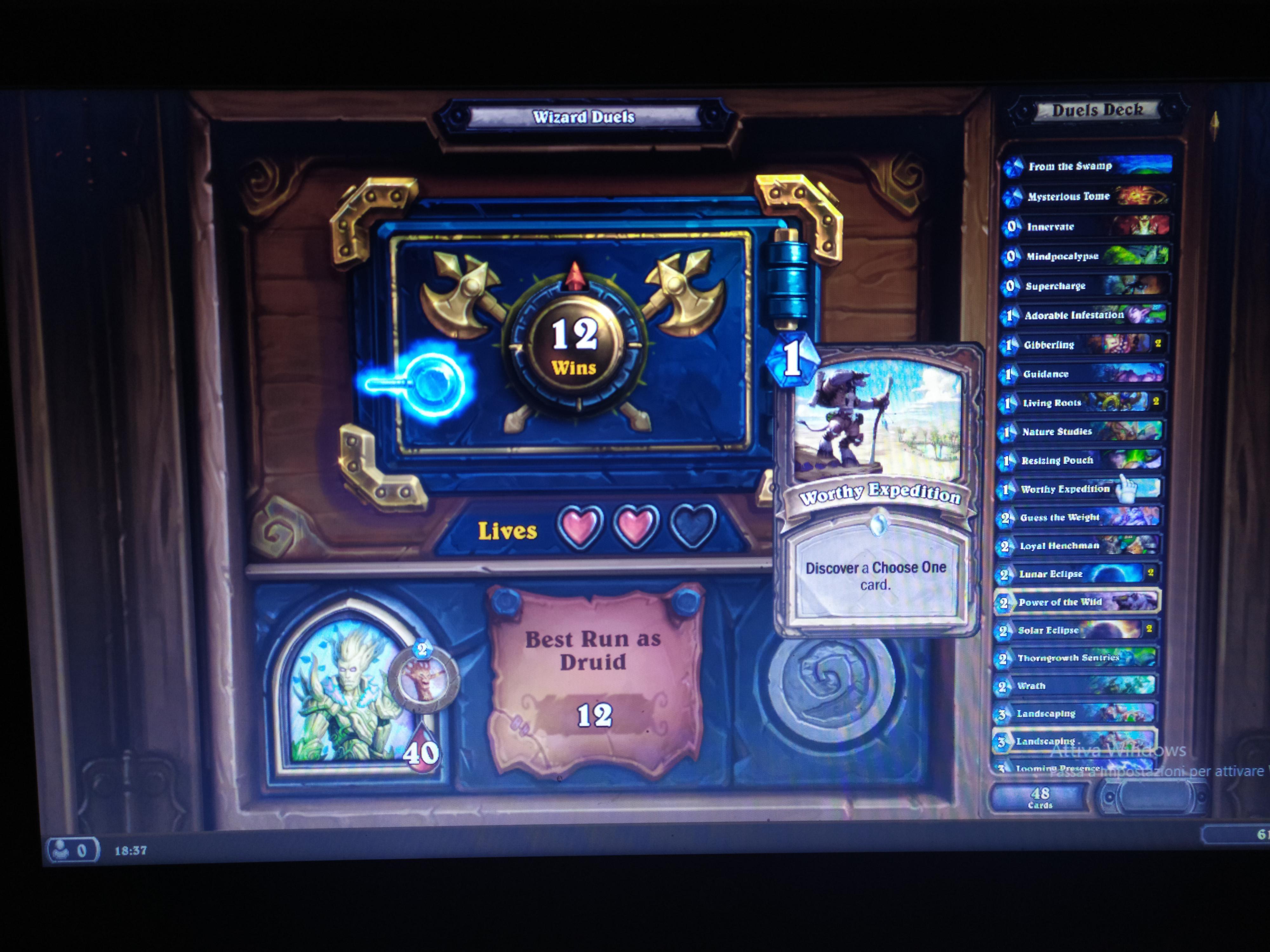 Ez 12 Wins Duels hearthstone