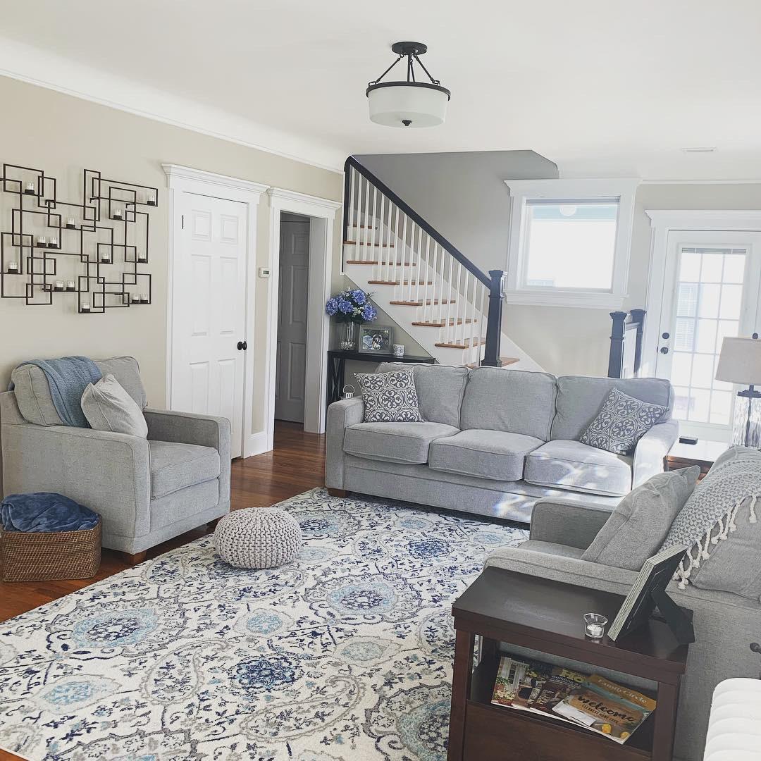 Just finished updating our living room in our 100 year old home