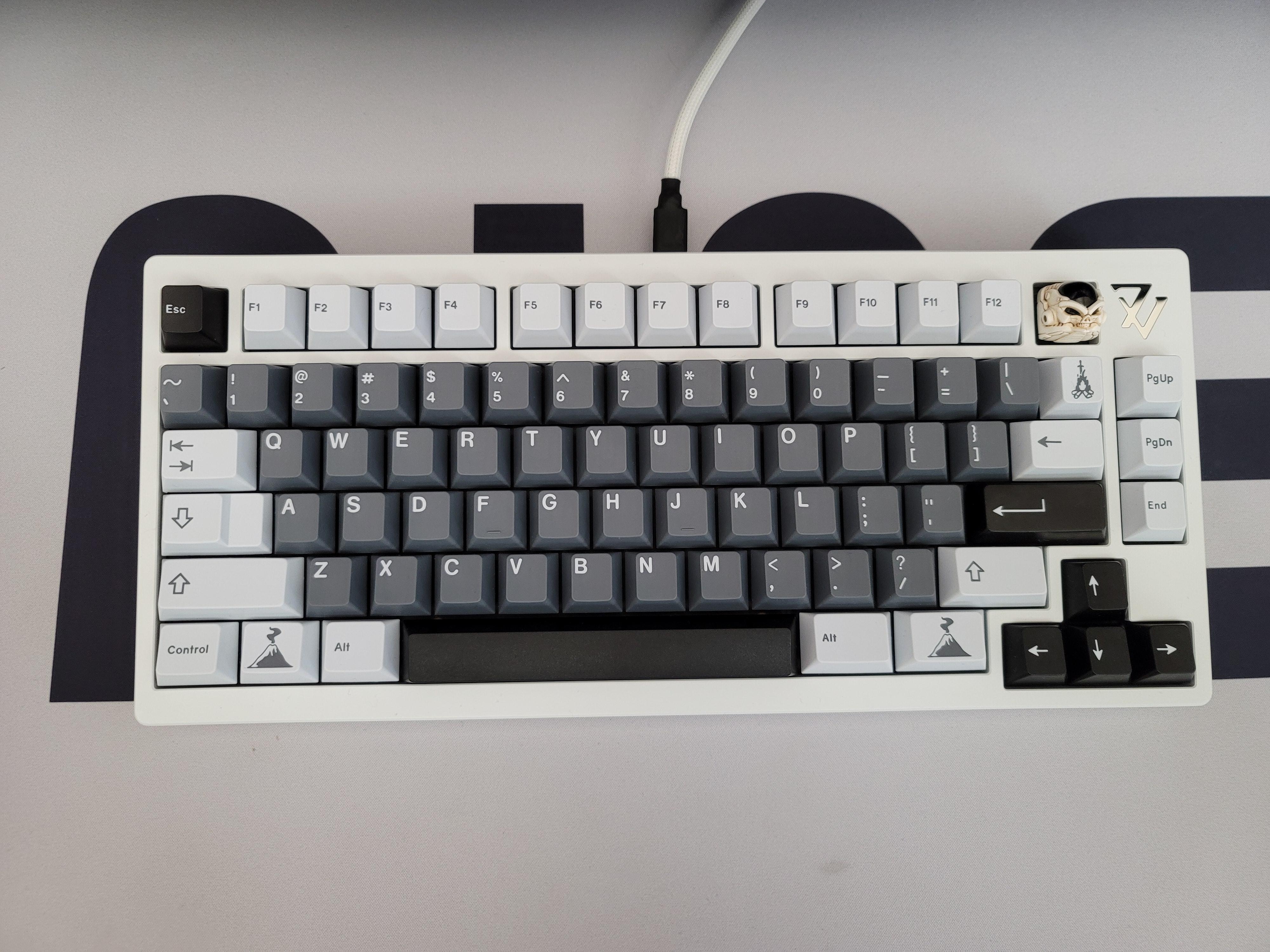 GMK Ashes pairs nicely with 7V r/MechanicalKeyboards
