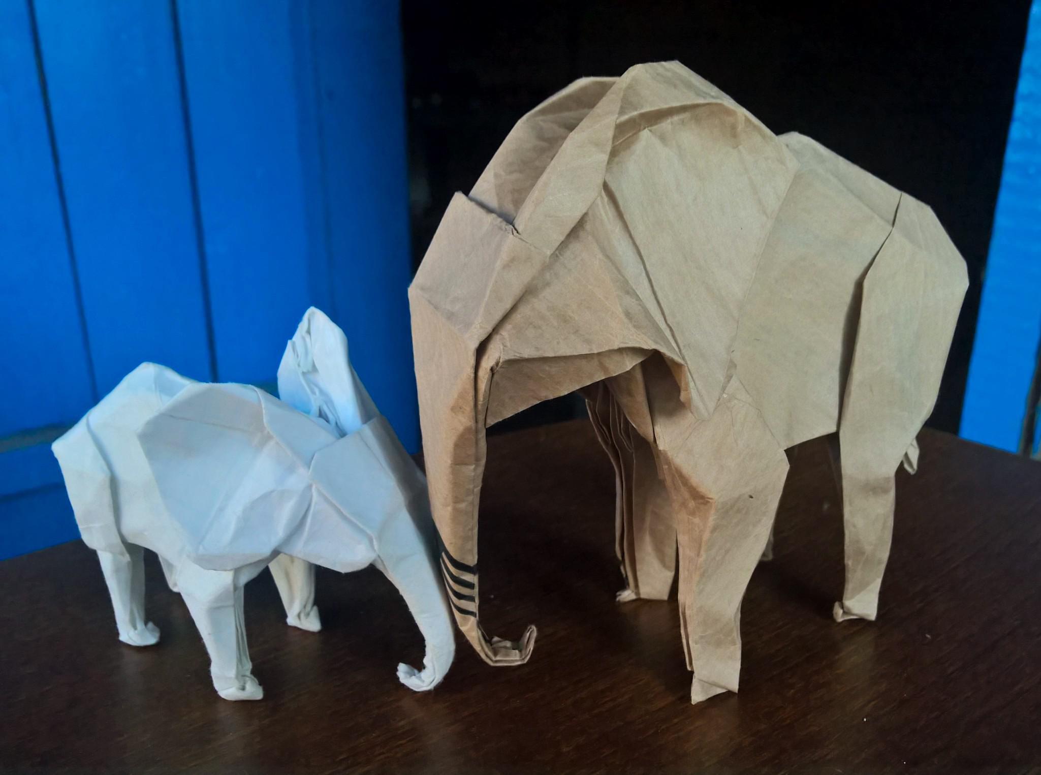 White Elephants by Sipho Mabona origami
