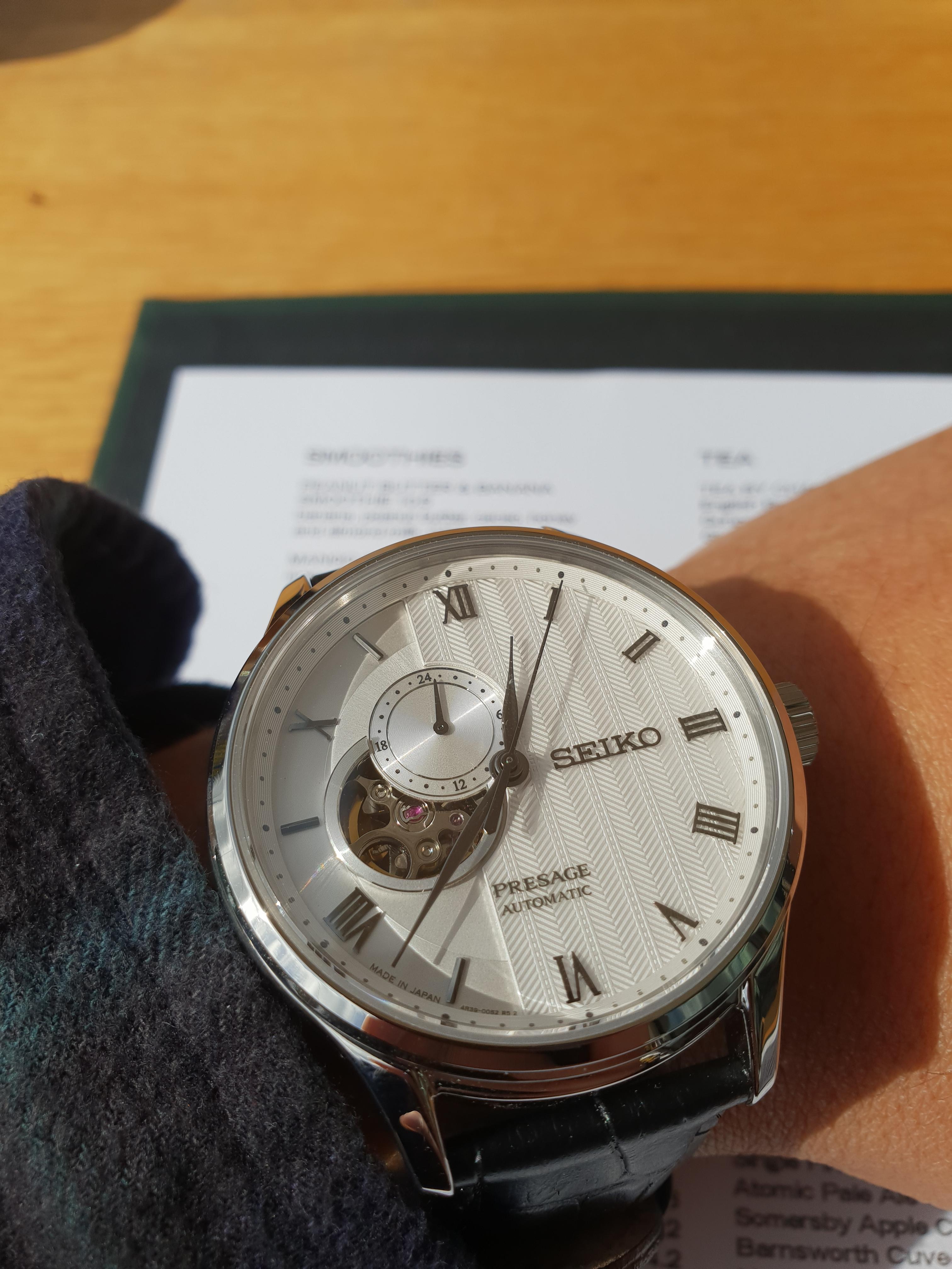 [Seiko] My very first automatic! Seiko Presage Cal. 4R39A r/Watches