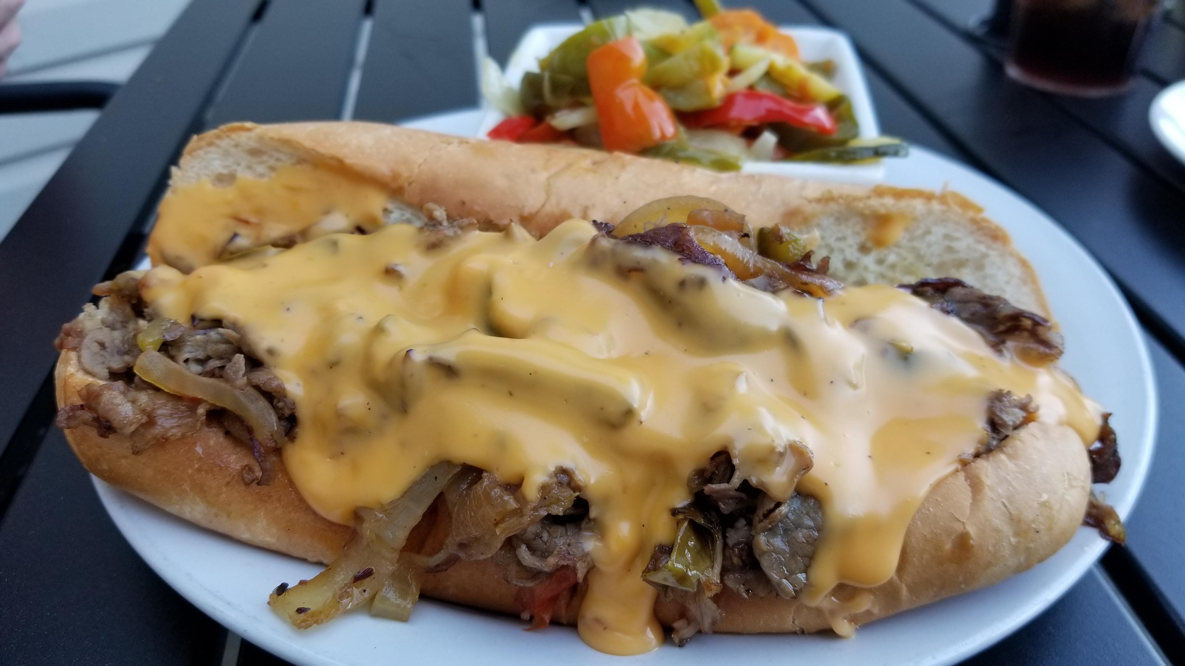 Pennsylvania, USA dinner cheese steak sandwich r/EverydayMeals