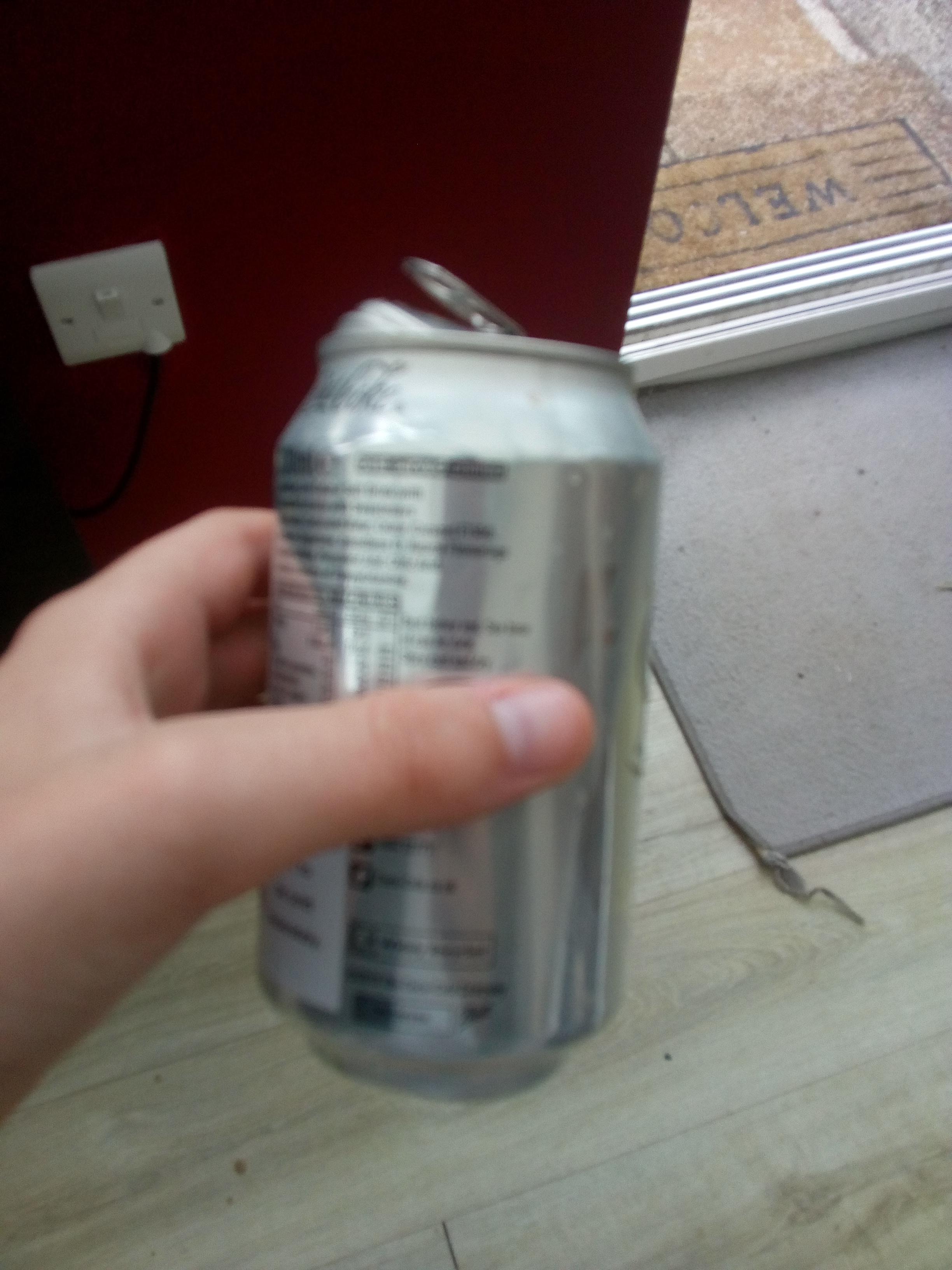 Diet coke can bulging on the top and bottom yet didn't burst open r