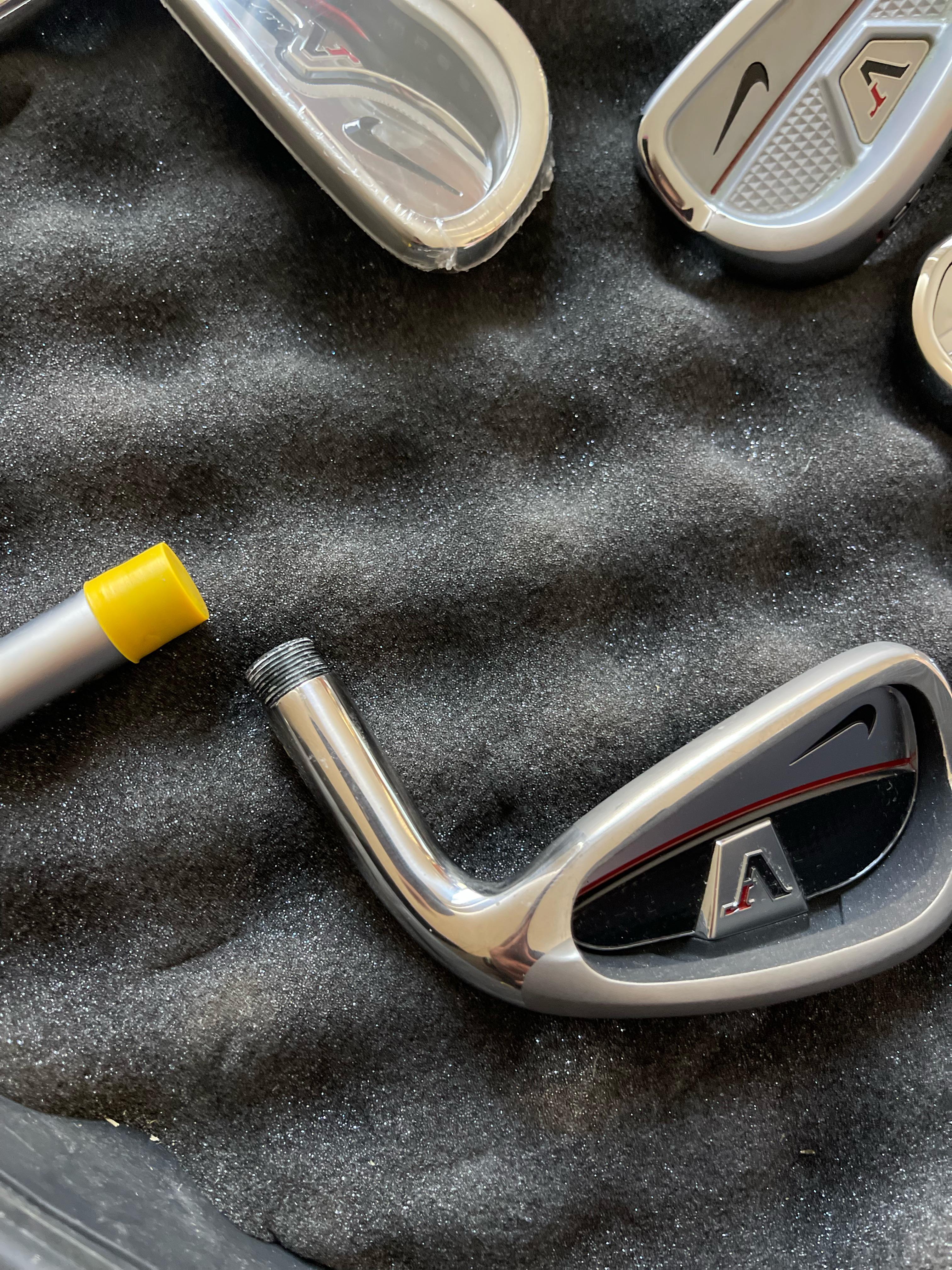 Acquired a few demo boxes of club heads with threading at hosel. Any