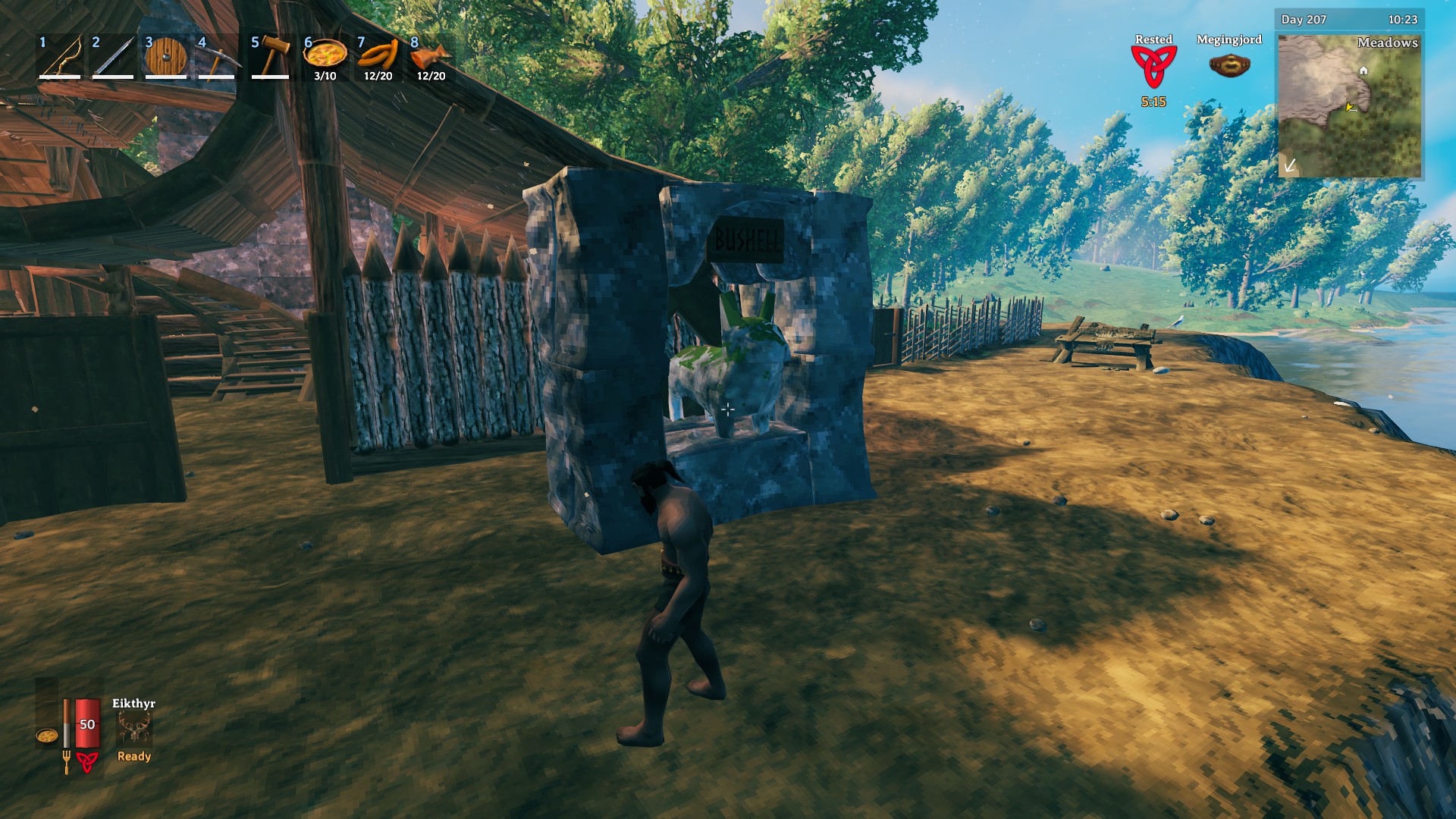 spawned in a statue without the knowledge of it being permanent