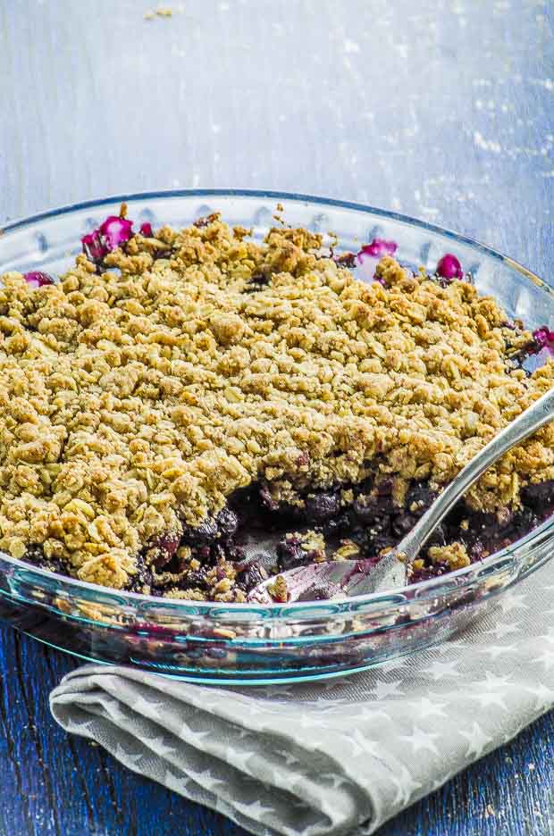 Vegan Blueberry Crumble veganrecipes