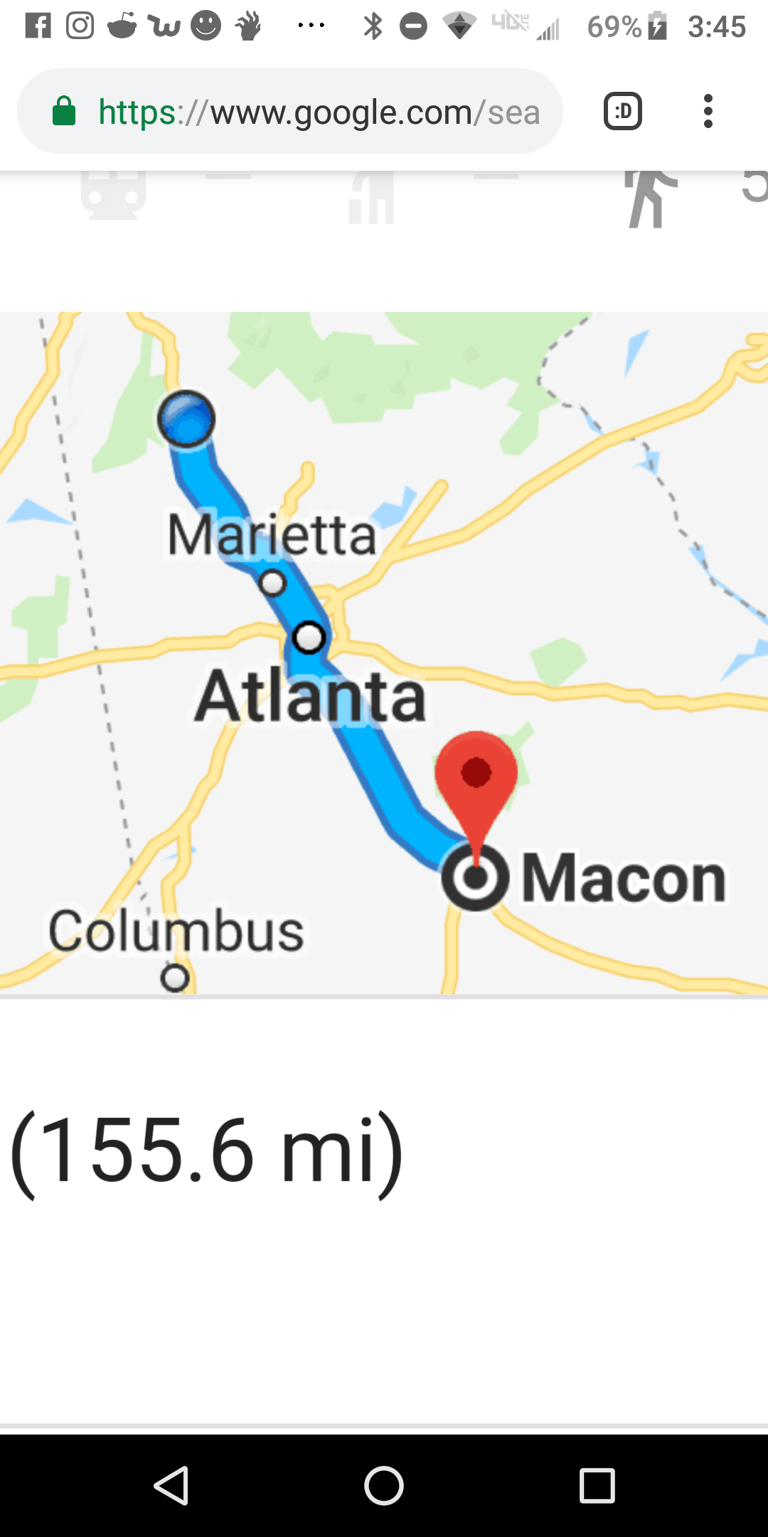 Was traveling through when i recognized one of the stops was