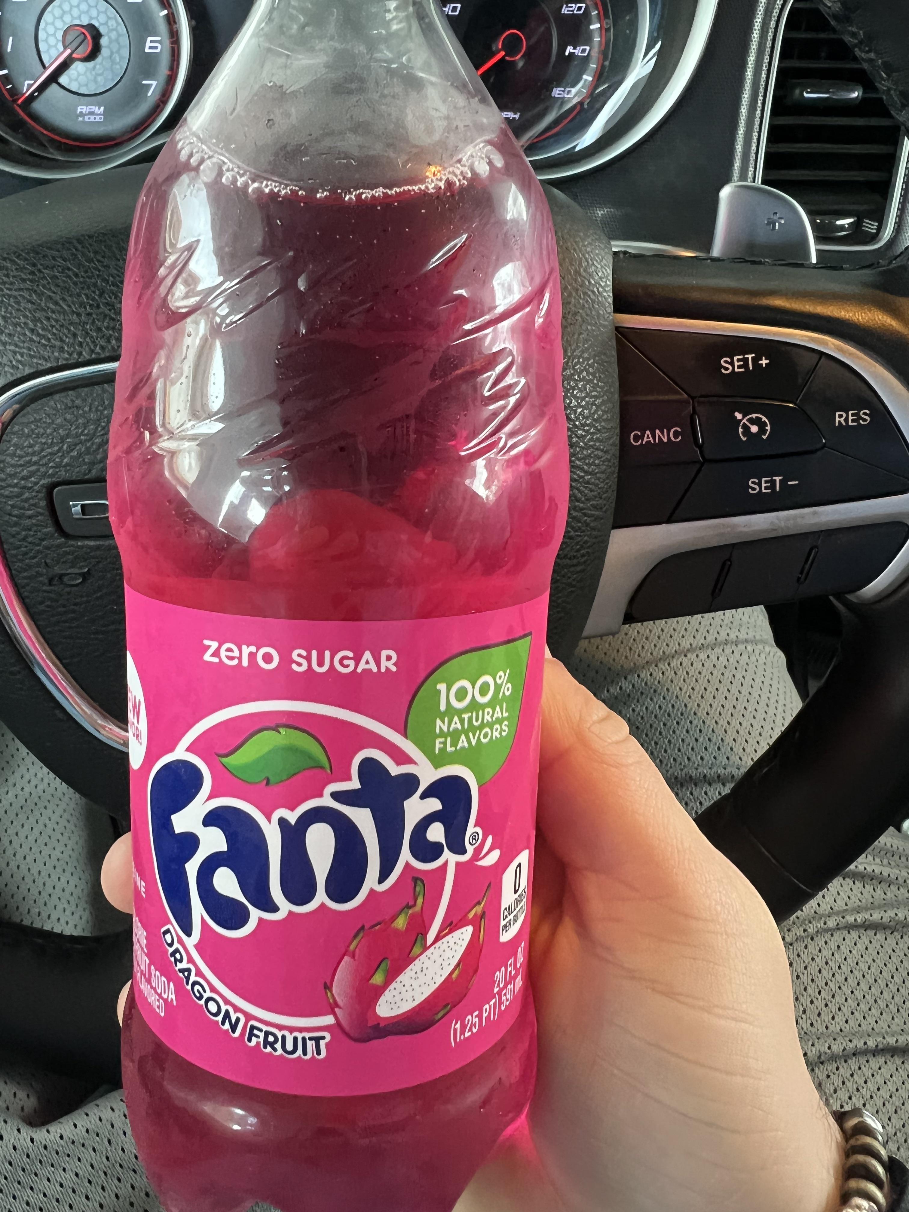 Pretty fired up rn boys. Zero Sugar Fanta Dragon Fruit r/Soda