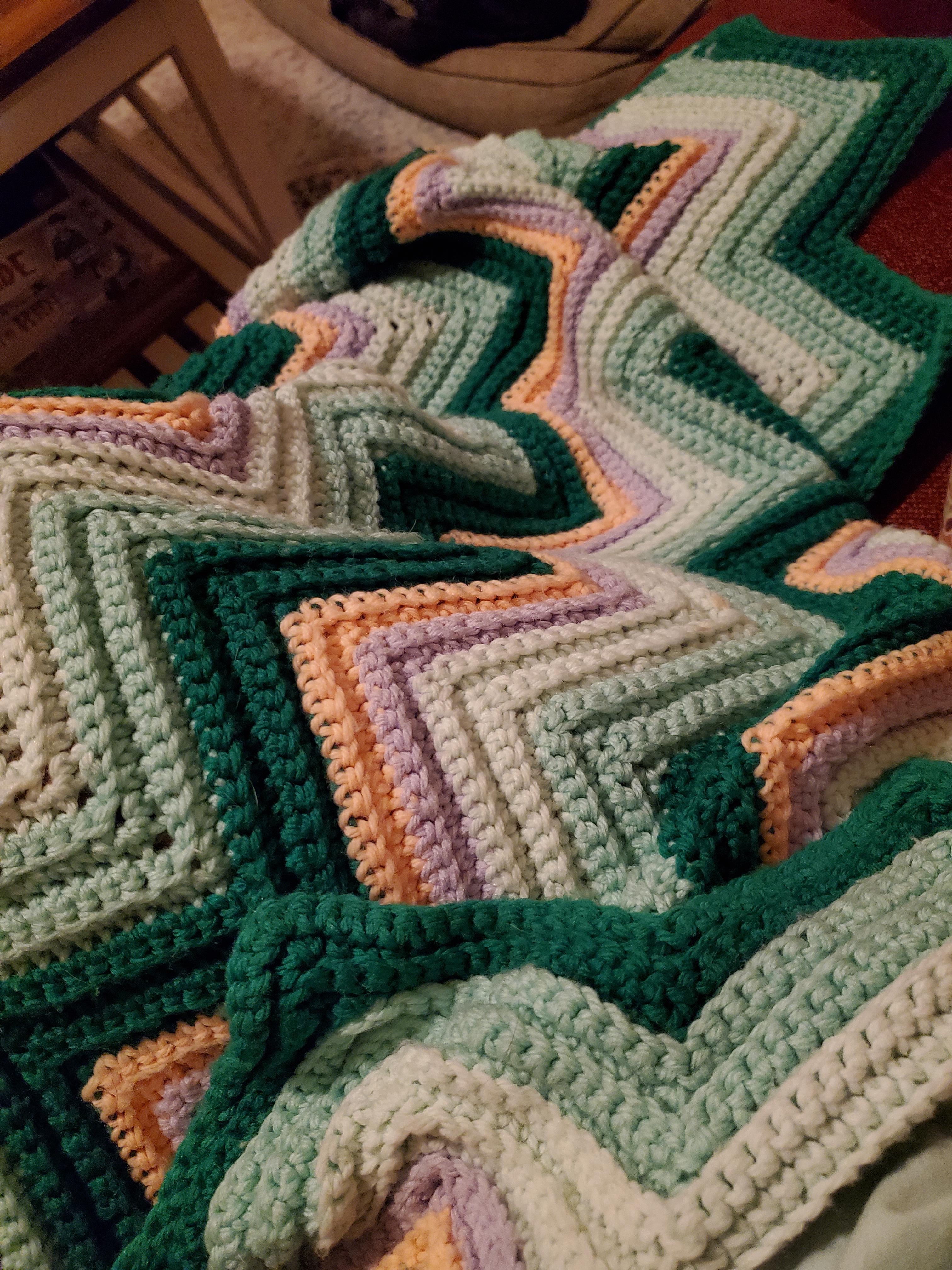 Inherited my great grandmother's crochet blankets 🥰 the talent