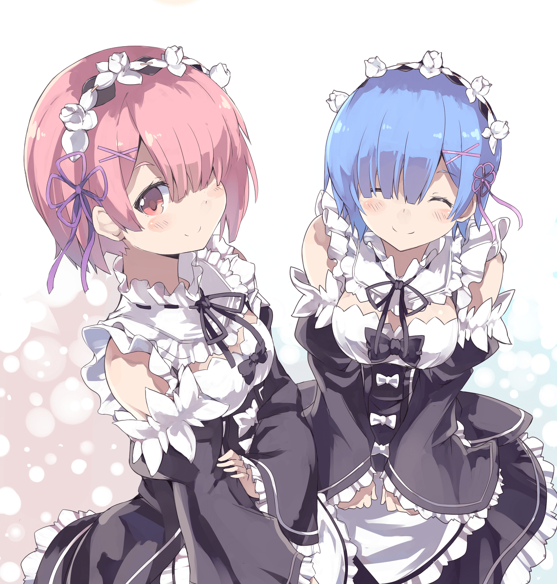 [Media] Rem and Ram (By NorMALand on Pixiv) r/Re_Zero